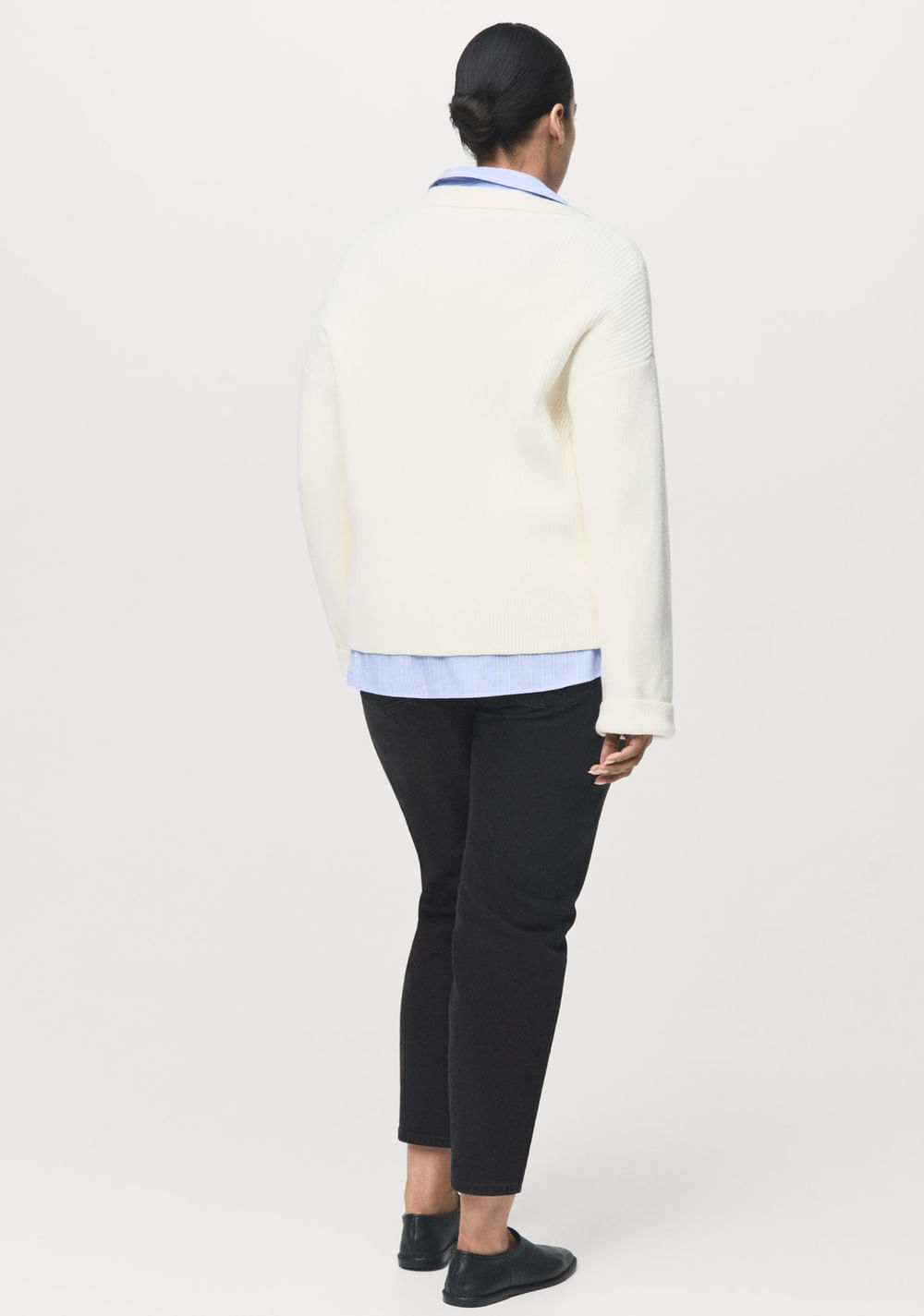 Jeans Newmom Confort Tiro Alto Mango 8