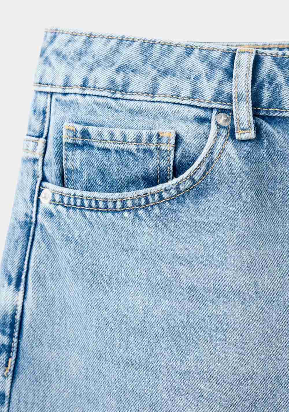 Jeans Rectos Tiro Medio Mango 5