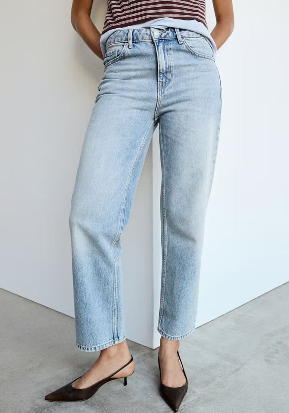 Jeans Rectos Tiro Medio Mango Imagen Principal