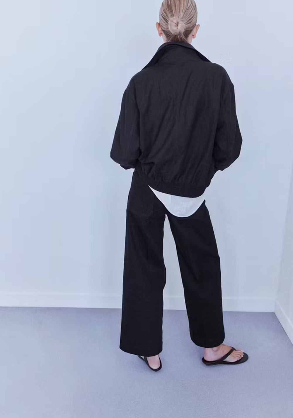 Jeans Wide Leg Bolsillos Parche Mango 3