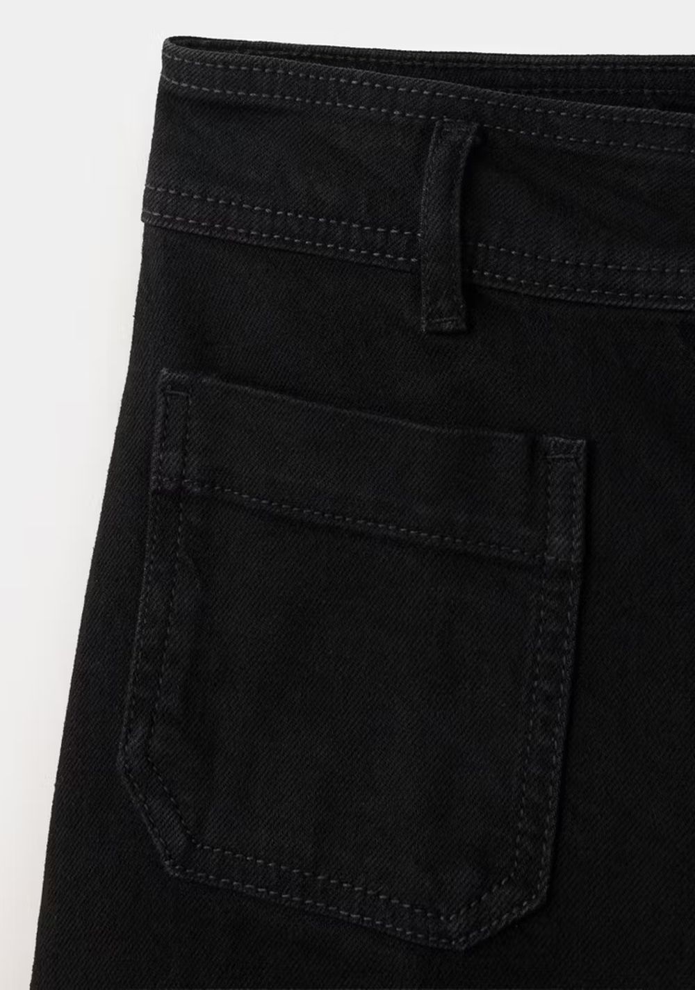 Jeans Wide Leg Bolsillos Parche Mango 7