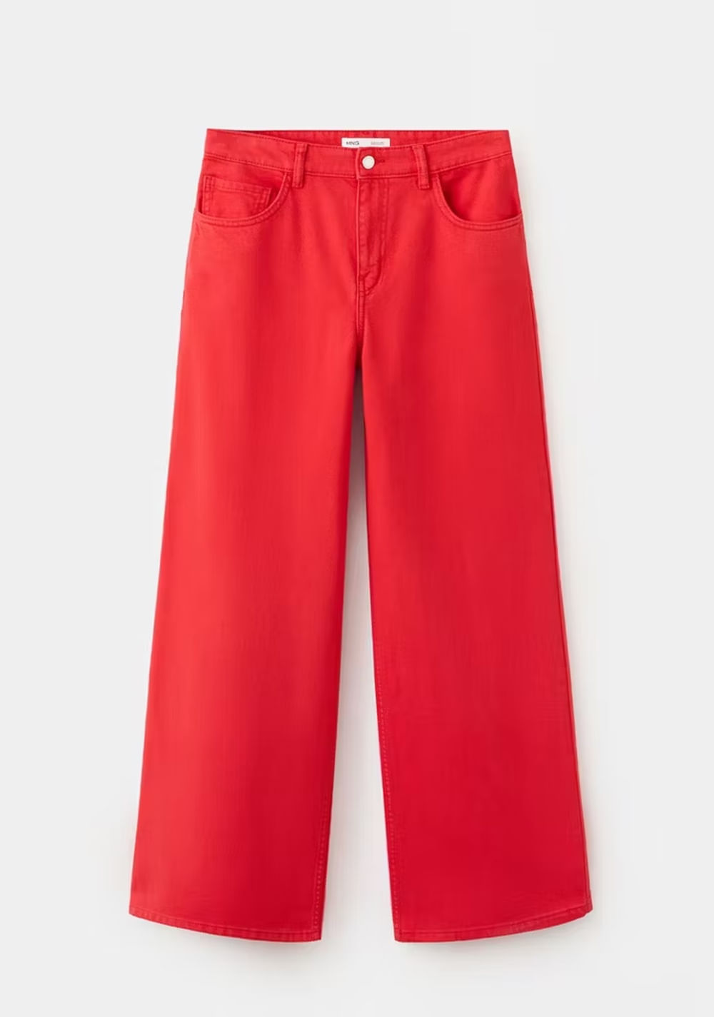 Jeans Wide Leg Tiro Bajo Mango 7