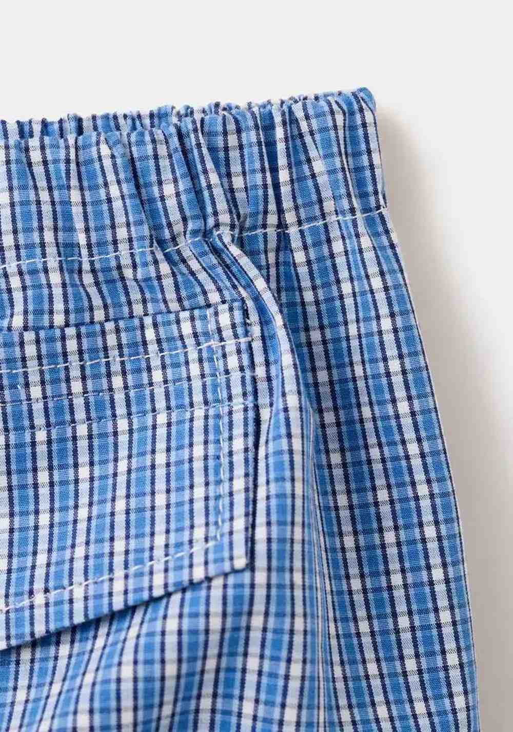 Mini Shorts Cuadros Mango 4
