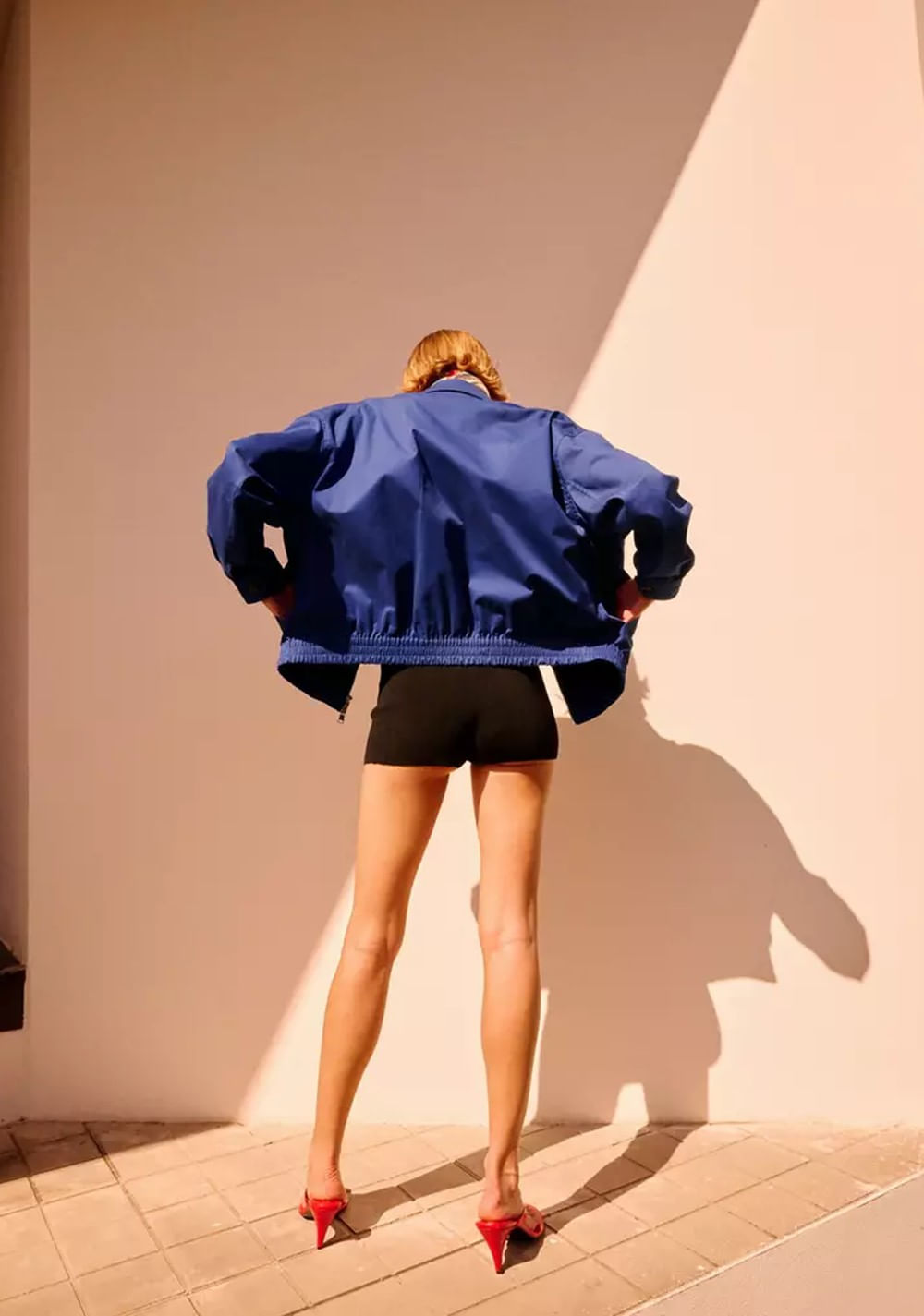 Mini Shorts Punto Rectos Mango 3