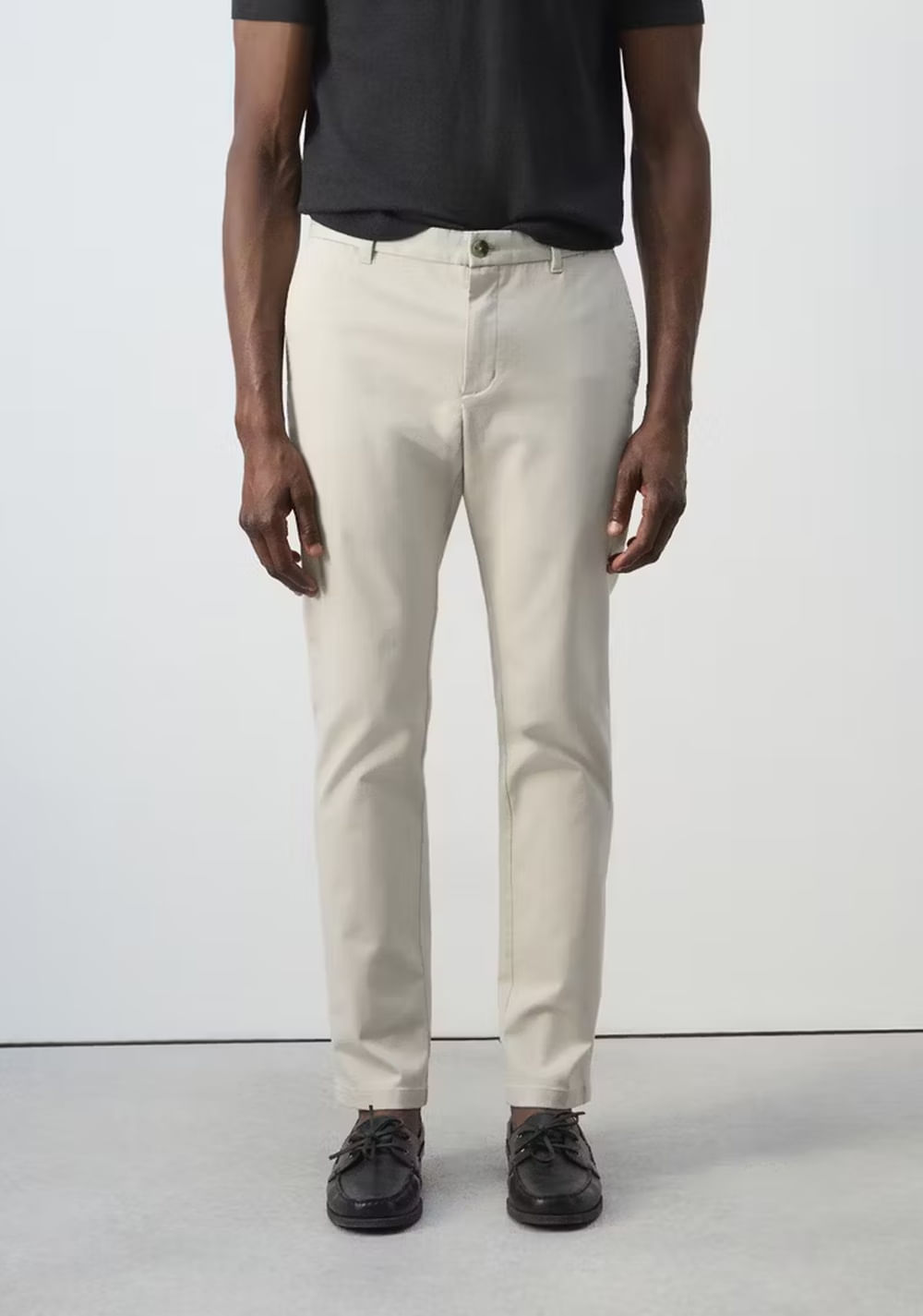Pantalón Barna Slim Fit Chino Sarga Mango Imagen Principal