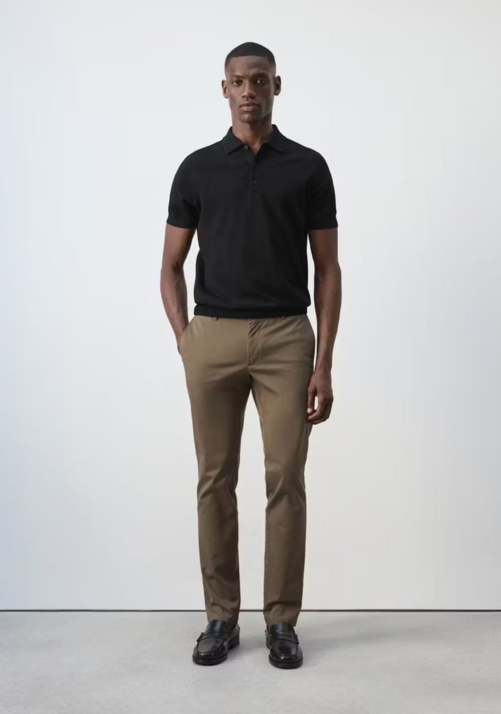 Pantalón Barna Slim Fit Chino Sarga Mango 2