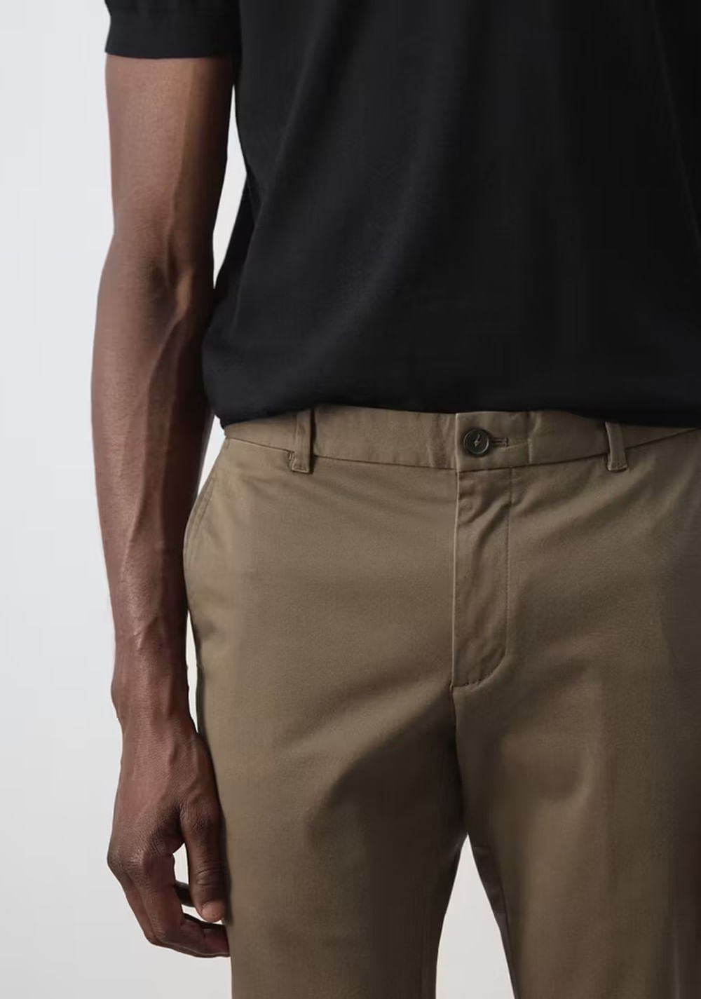 Pantalón Barna Slim Fit Chino Sarga Mango 4