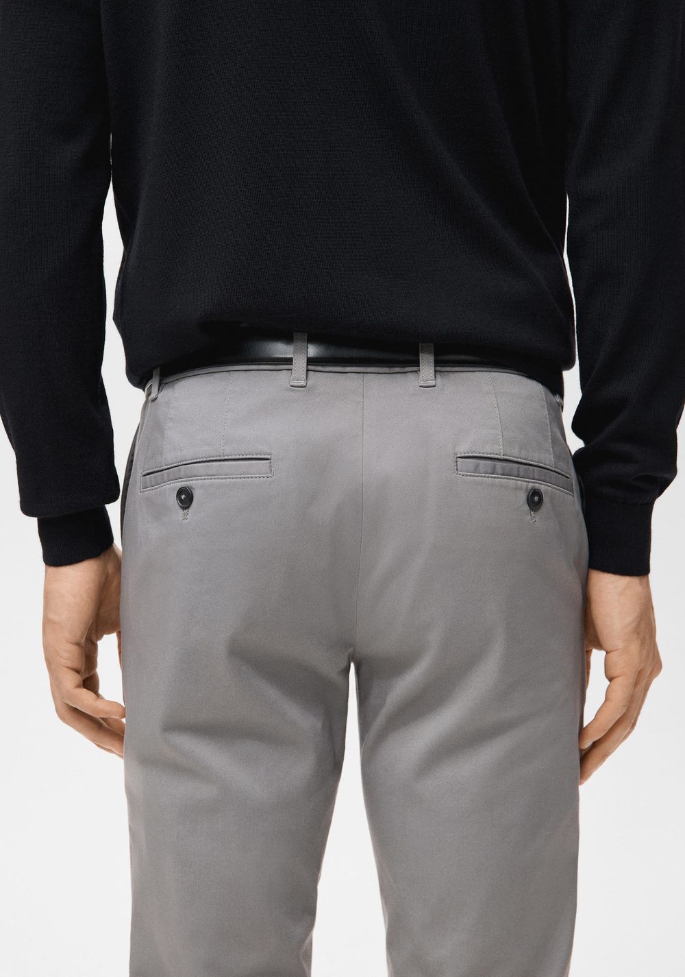 Pantalón Barna Super Slim Fit Chino Sarga Mango 7