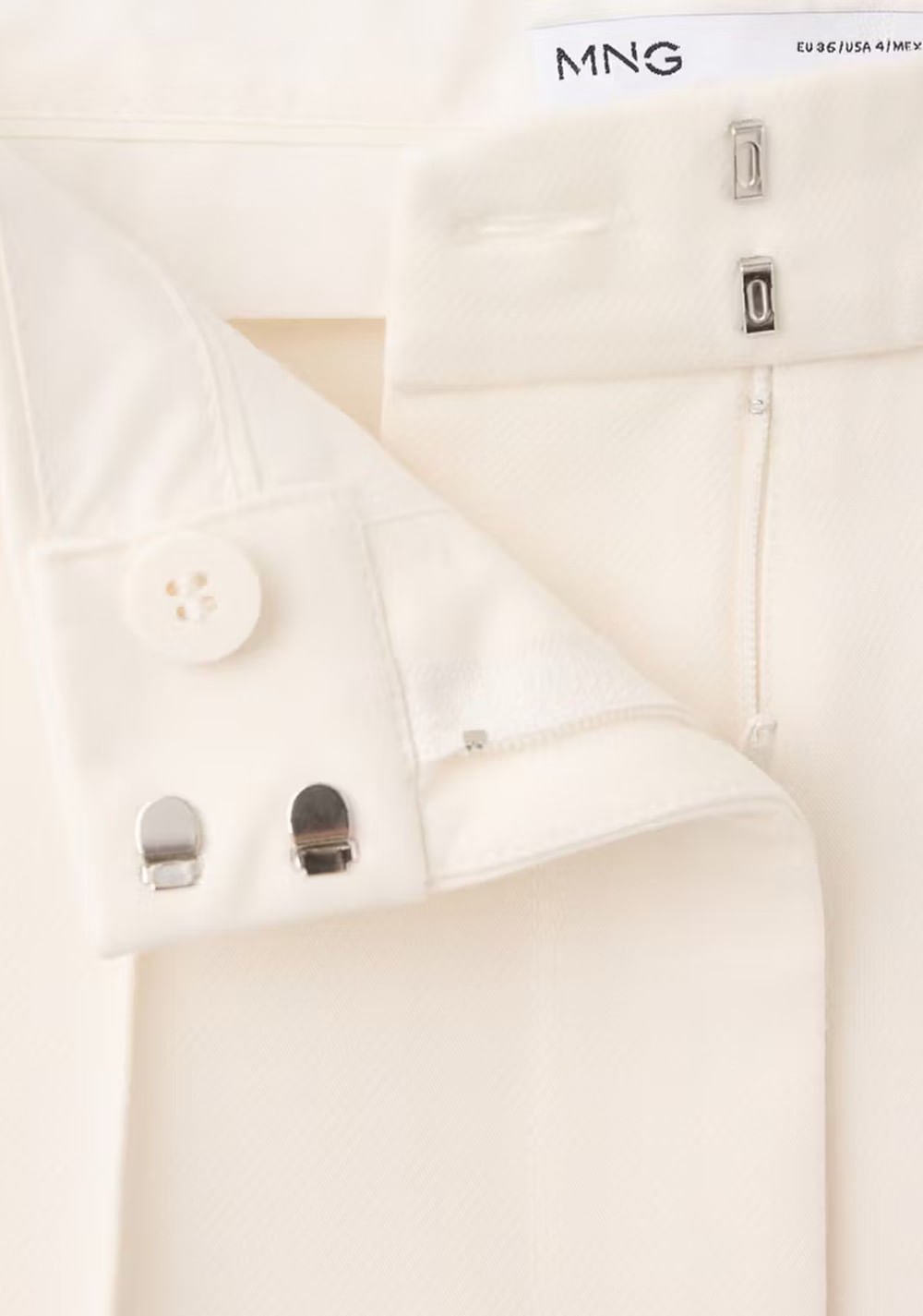 Pantalón Flare Costuras Mango 4