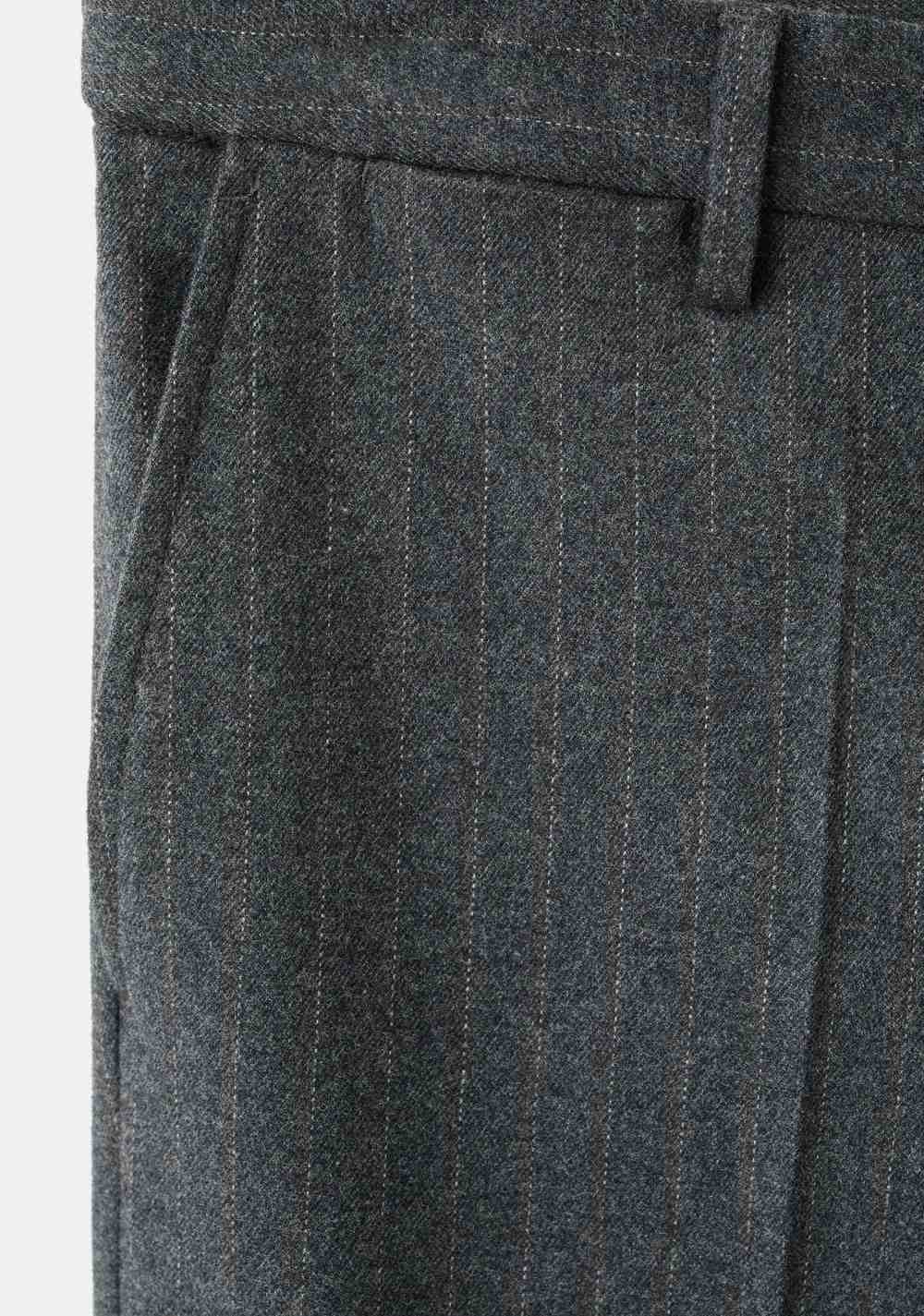 Pantalón Franela Slim Fit Mango 9