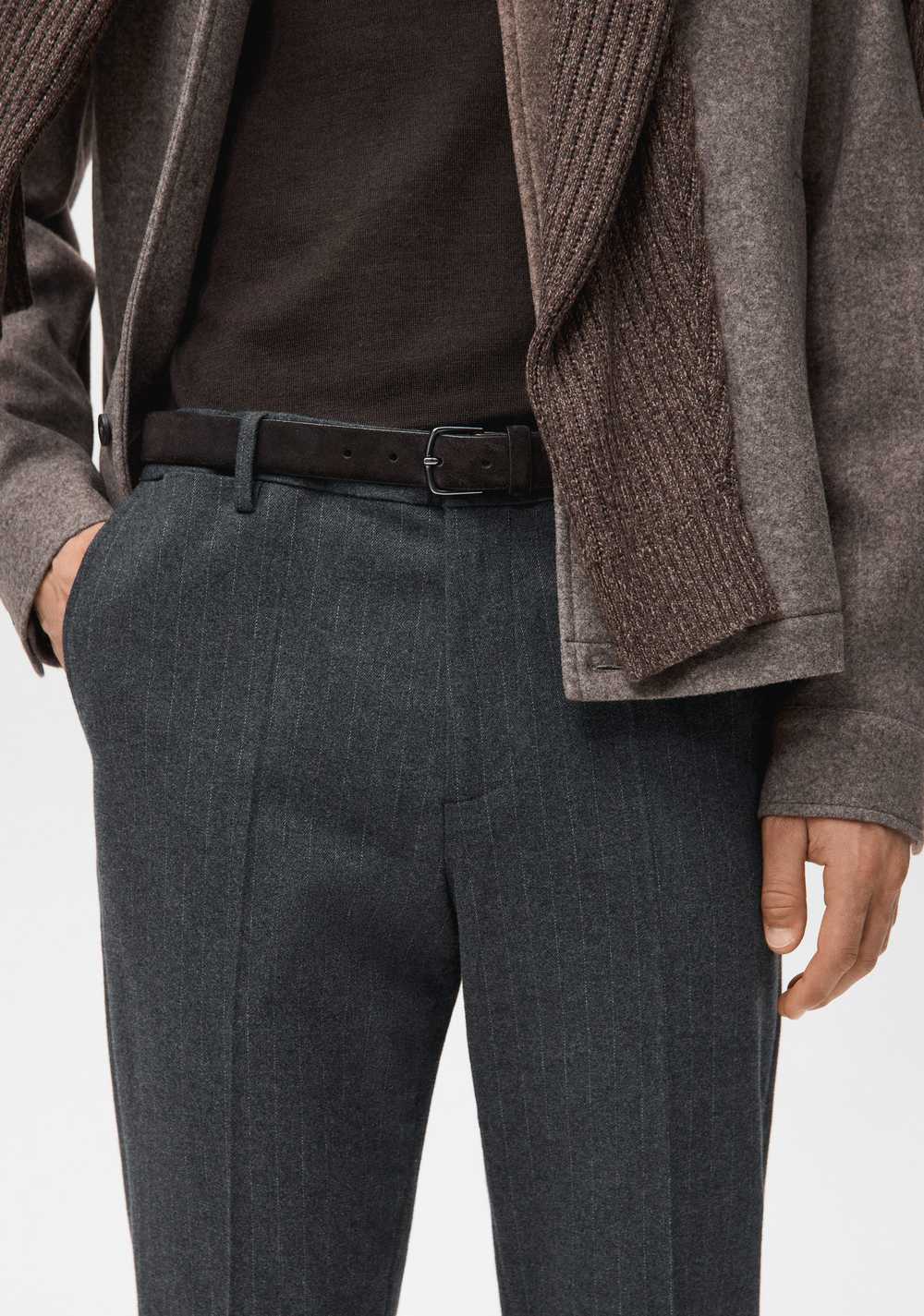 Pantalón Franela Slim Fit Mango 5