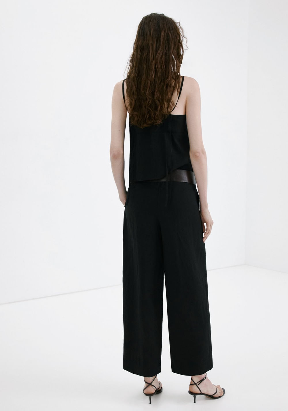 Pantalón Lyocell Cinturón Mango 3