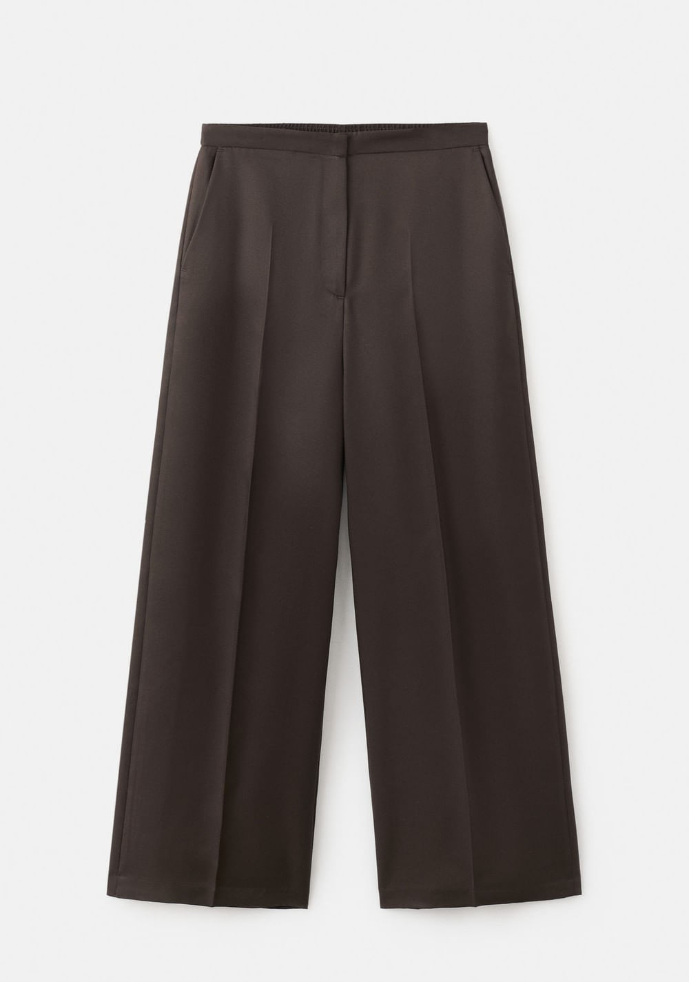 Pantalón Lyocell Tiro Alto Mango 11