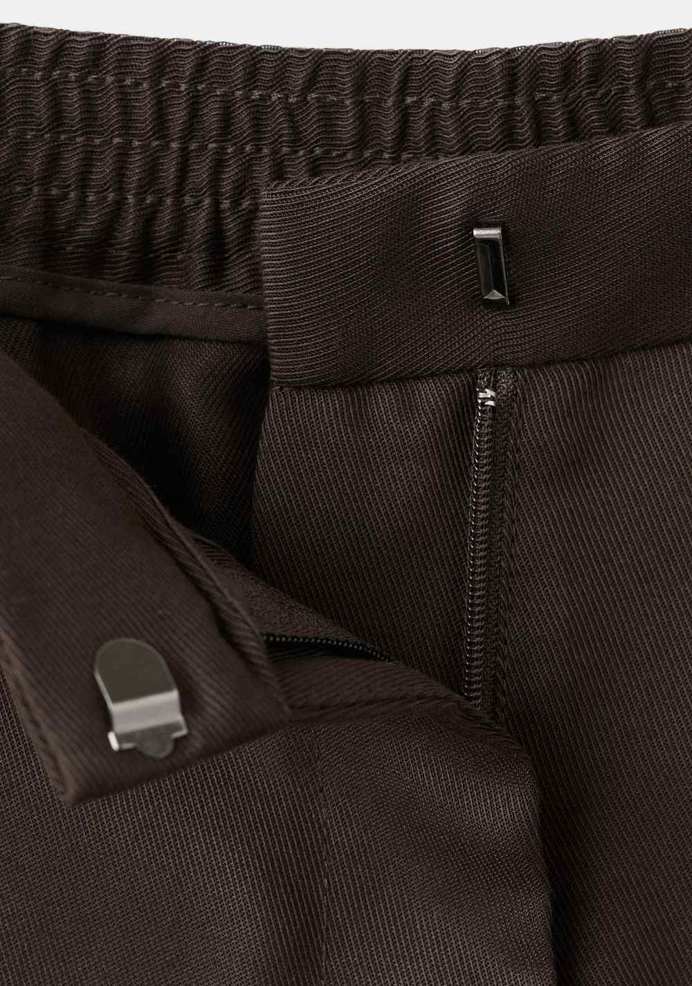 Pantalón Lyocell Tiro Alto Mango 4