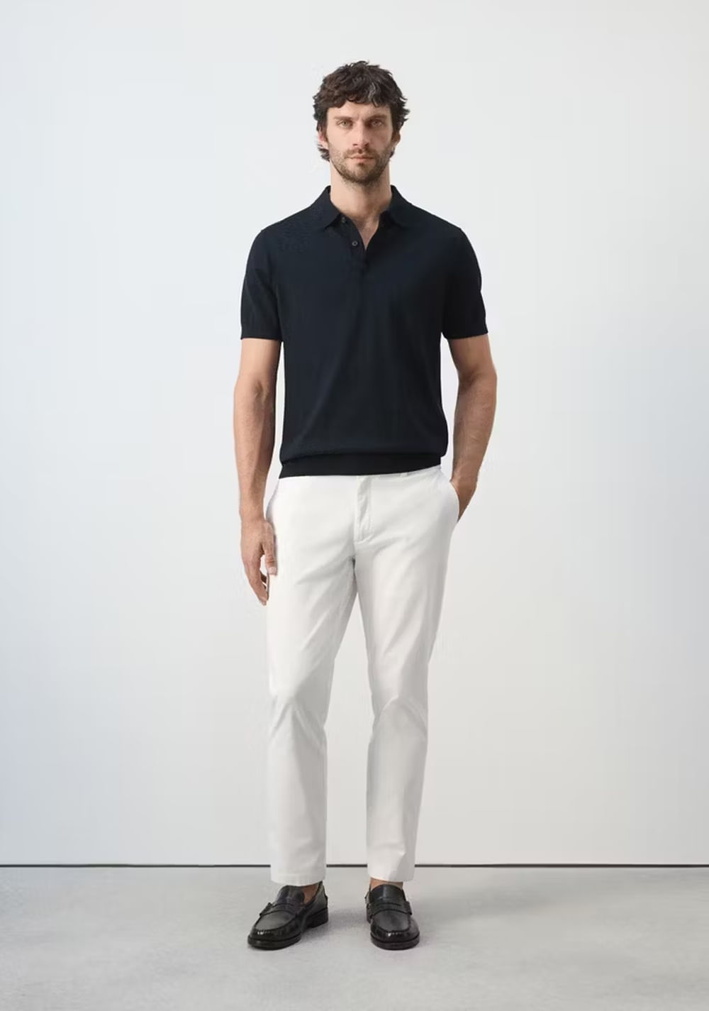 Pantalón Prato Chino Cropped Tappered Mango 2