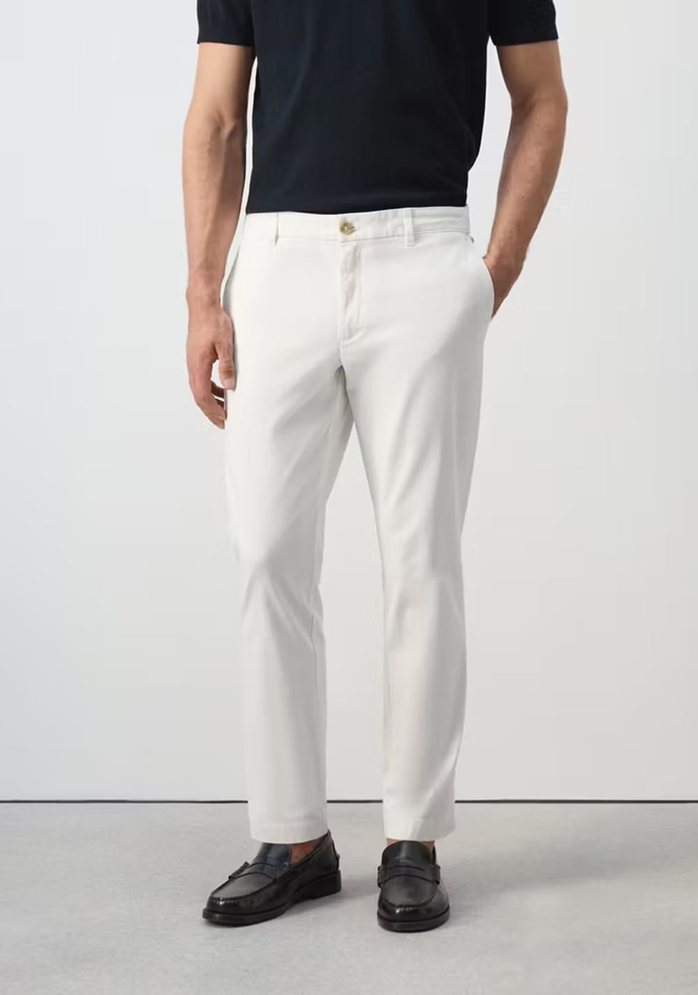 Pantalón Prato Chino Cropped Tappered Mango Imagen Principal