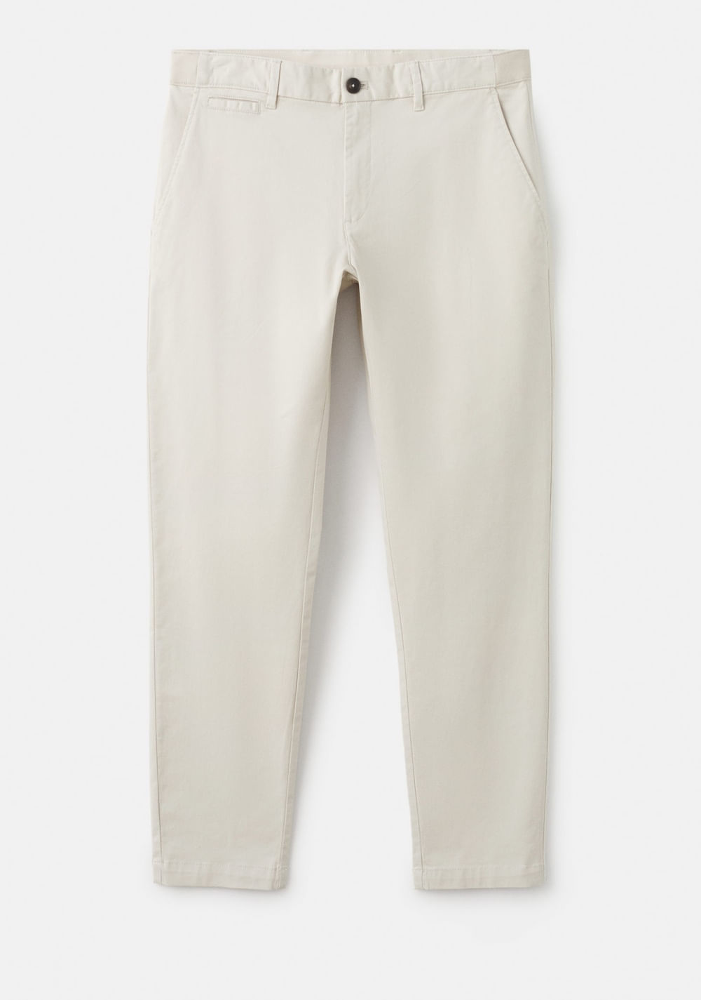 Pantalón Prato Chino Super Slim Fit Cropped Mango 8