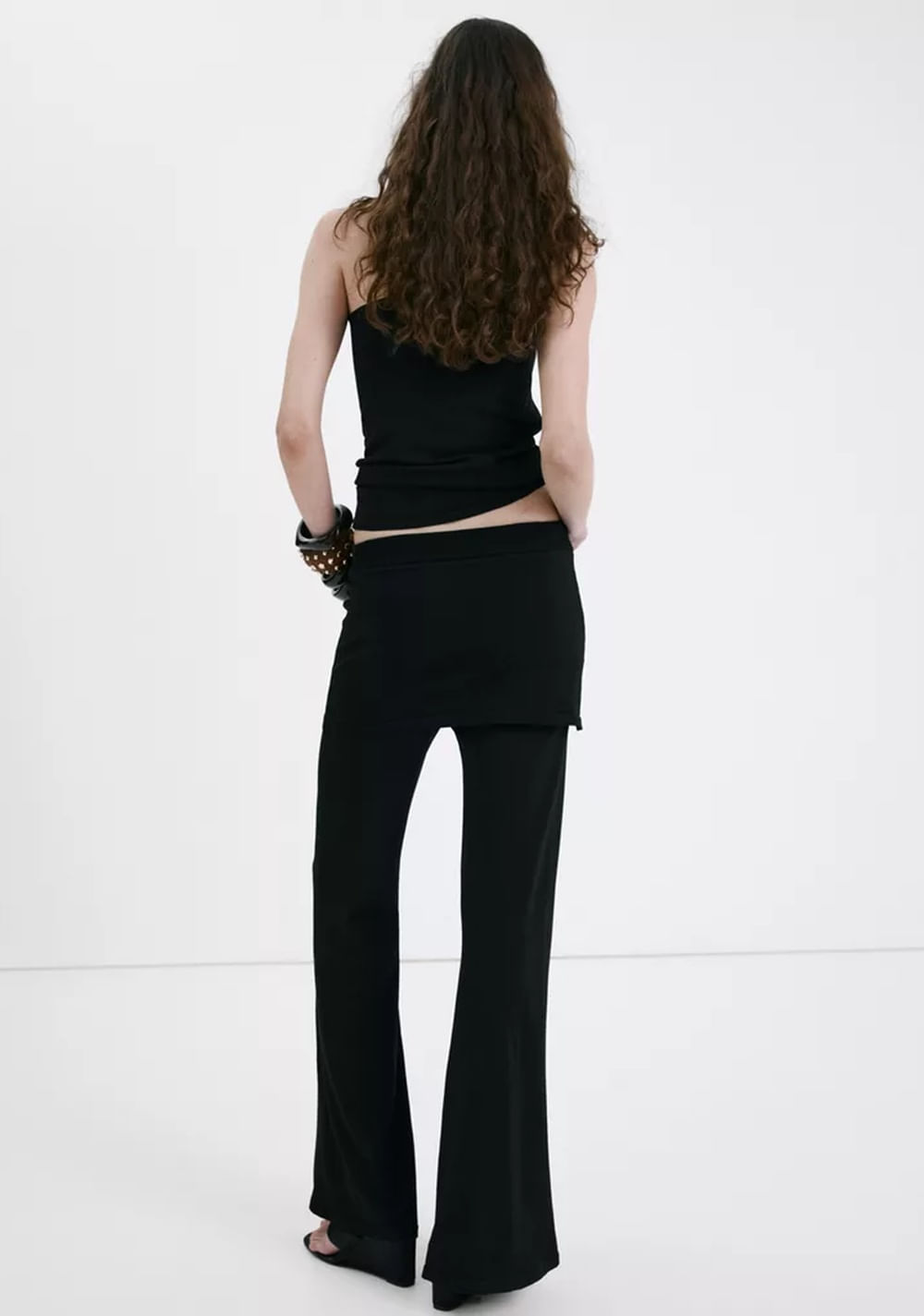 Pantalón Punto Combinado Mango 3