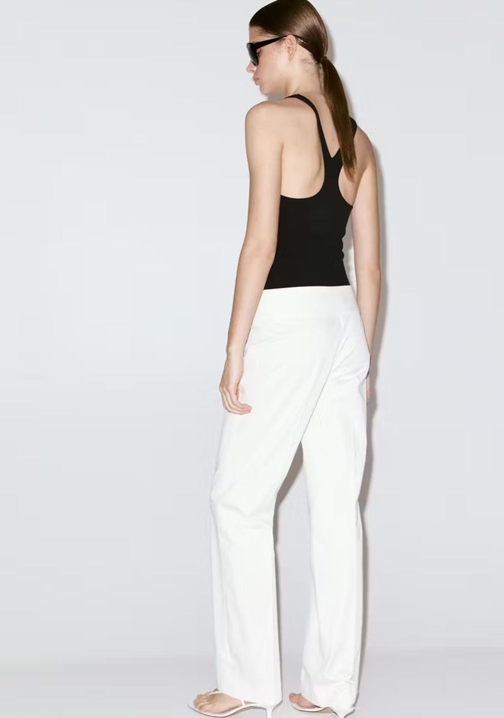 Pantalón Recto Cinturón Mango 3