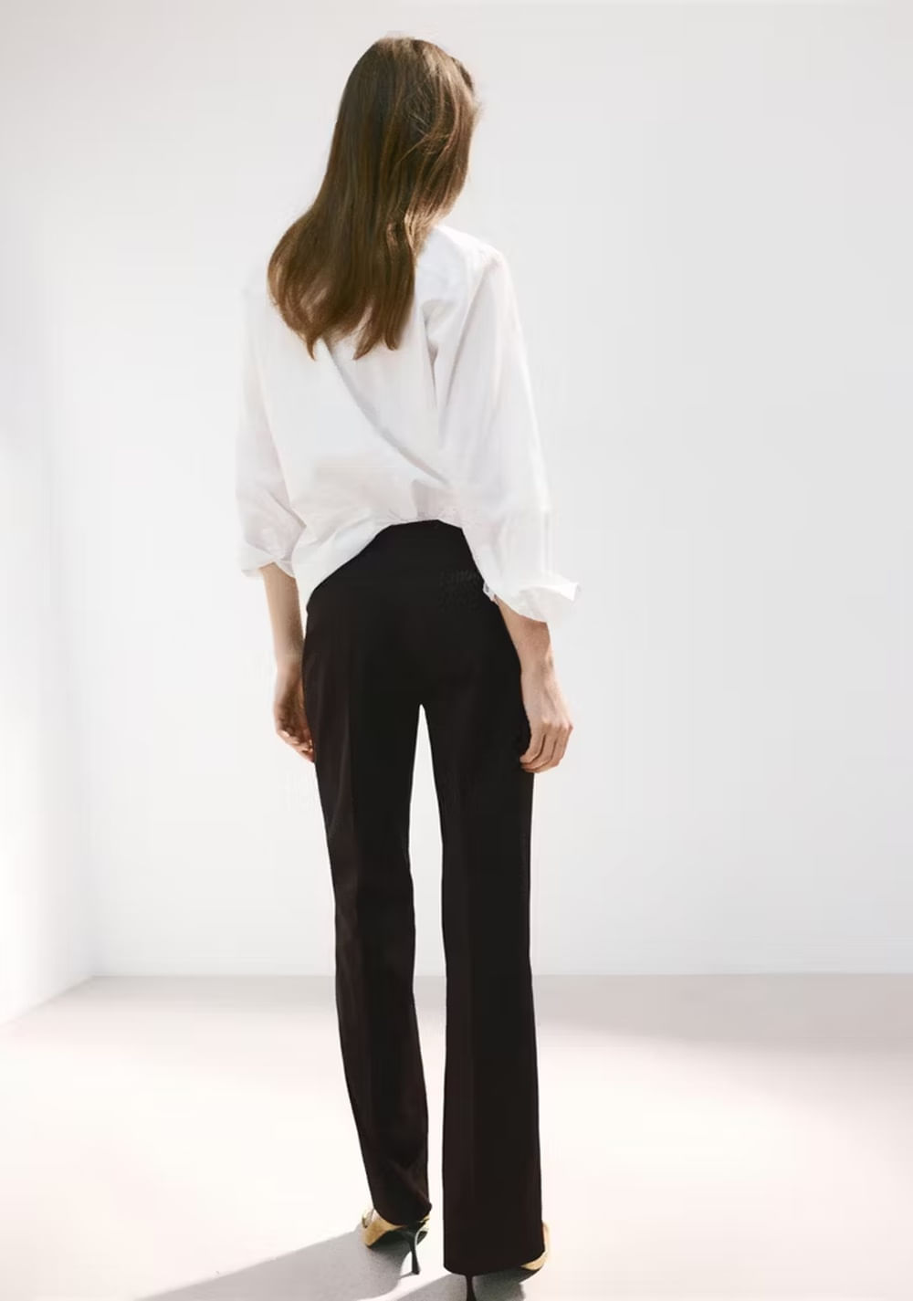 Pantalón Recto Cinturón Mango 3