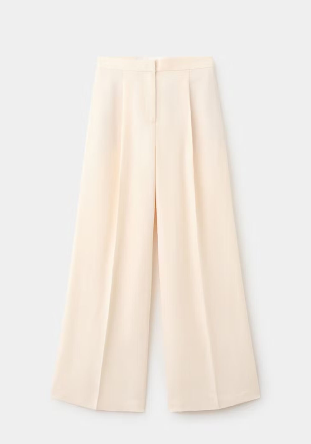 Pantalón Recto Pinzas Lino Mango 7