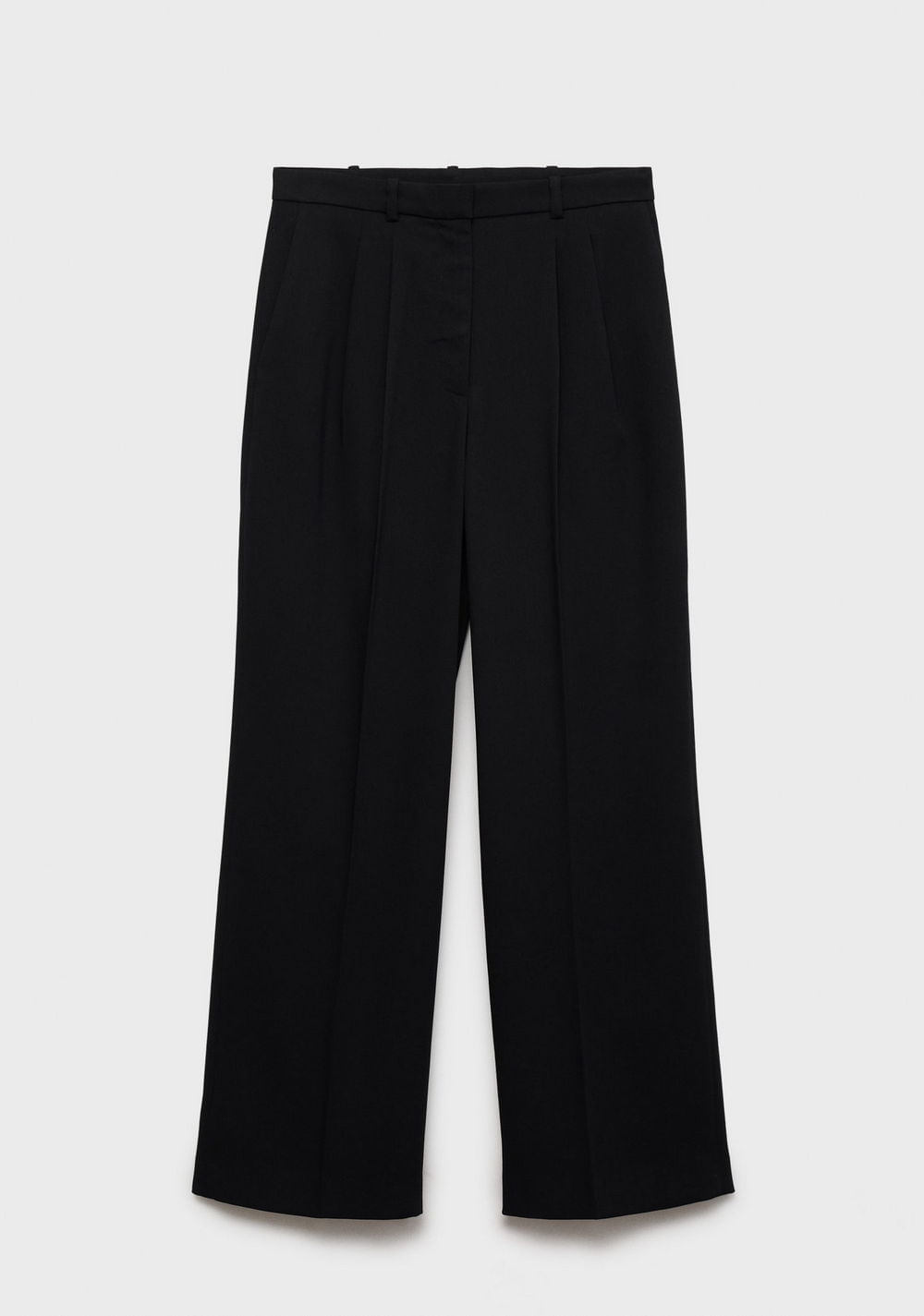 Pantalón Recto Pinzas Mango 8