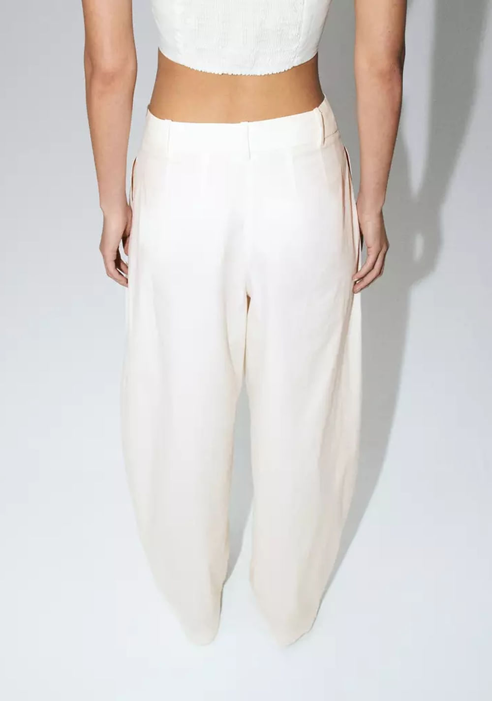 Pantalón Recto Tiro Medio Mango 3