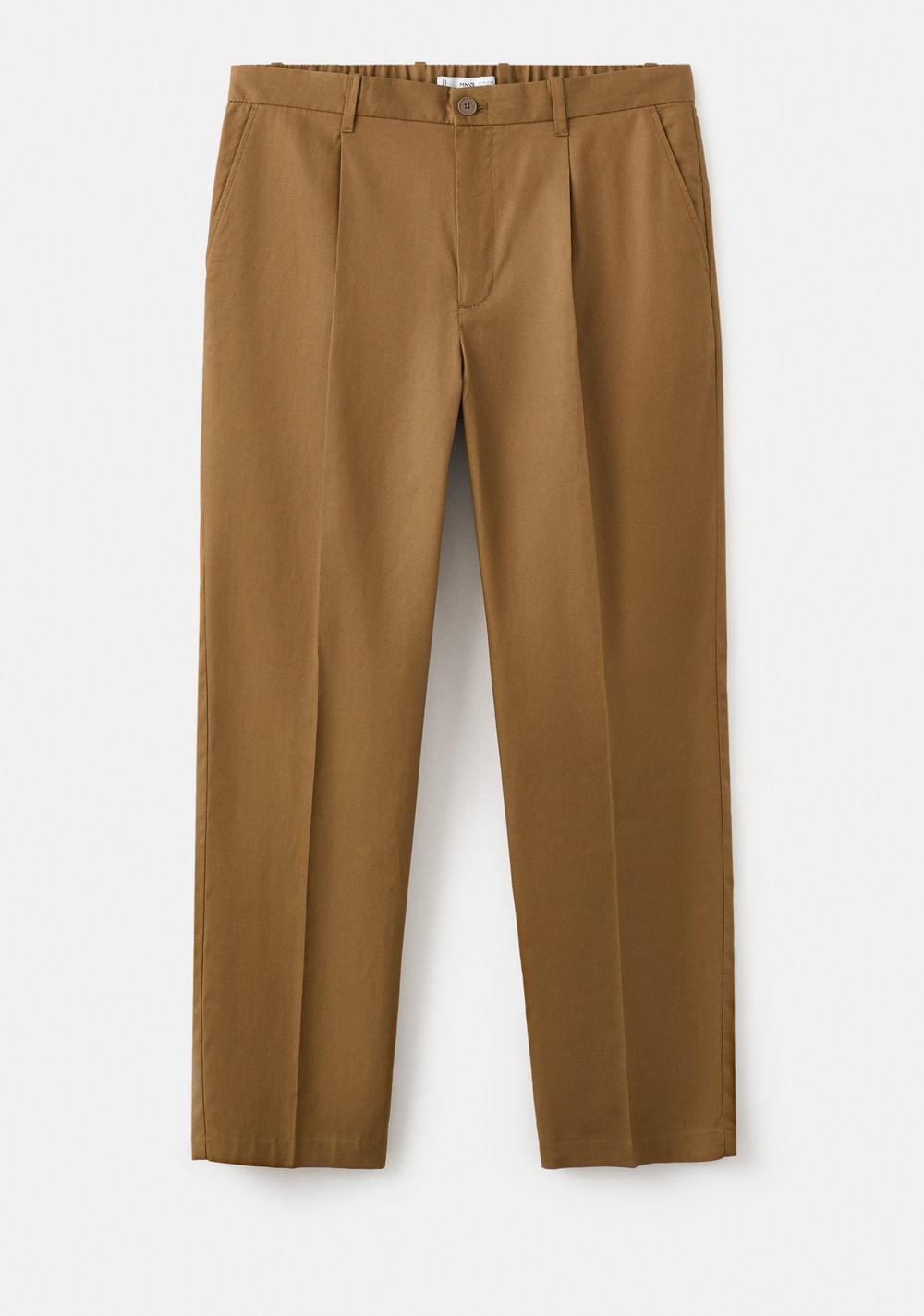 Pantalón Regular Fit Fluido Pinzas Mango 9