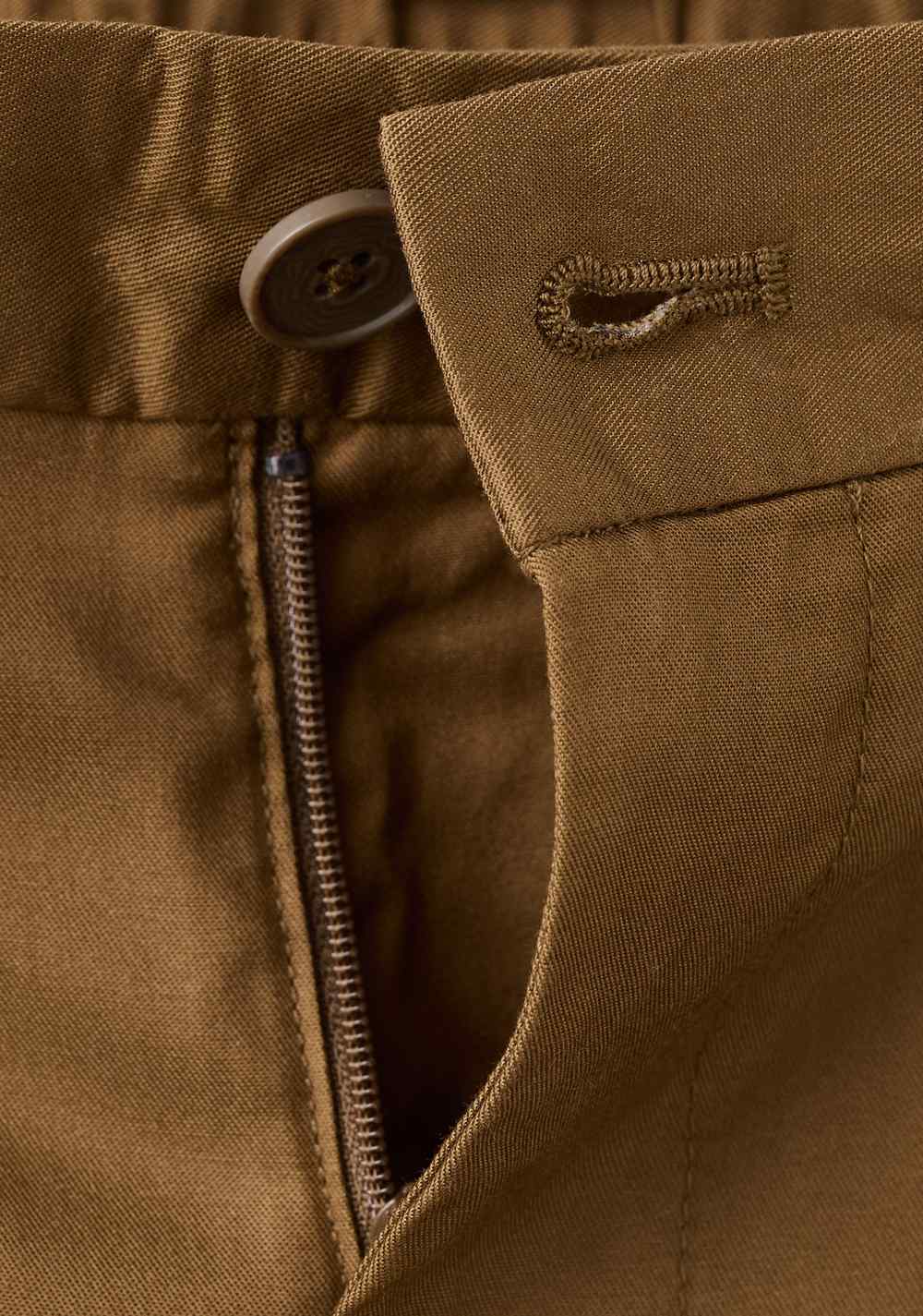 Pantalón Regular Fit Fluido Pinzas Mango 4