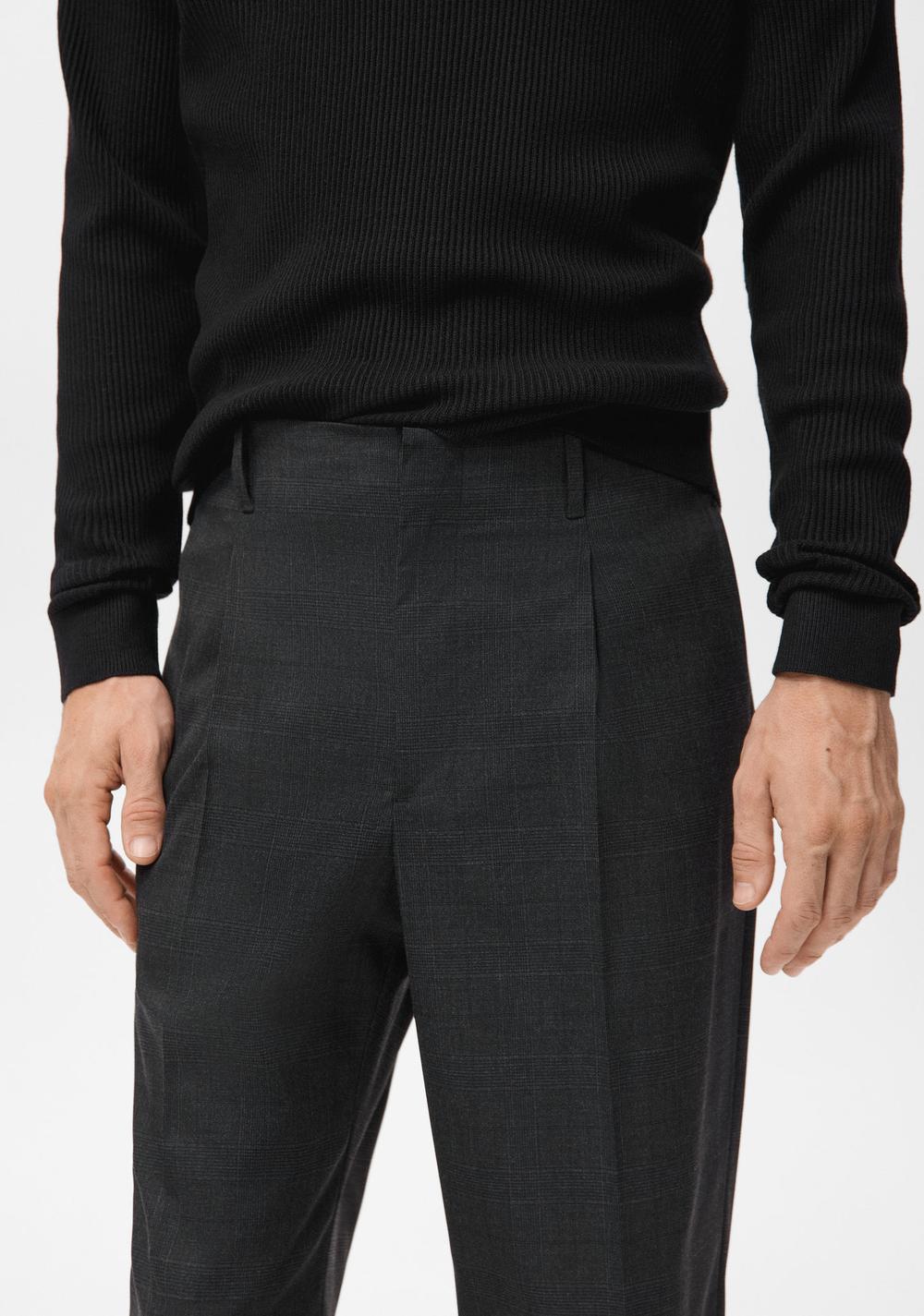Pantalón Relaxed Fit Pinzas Mango 5