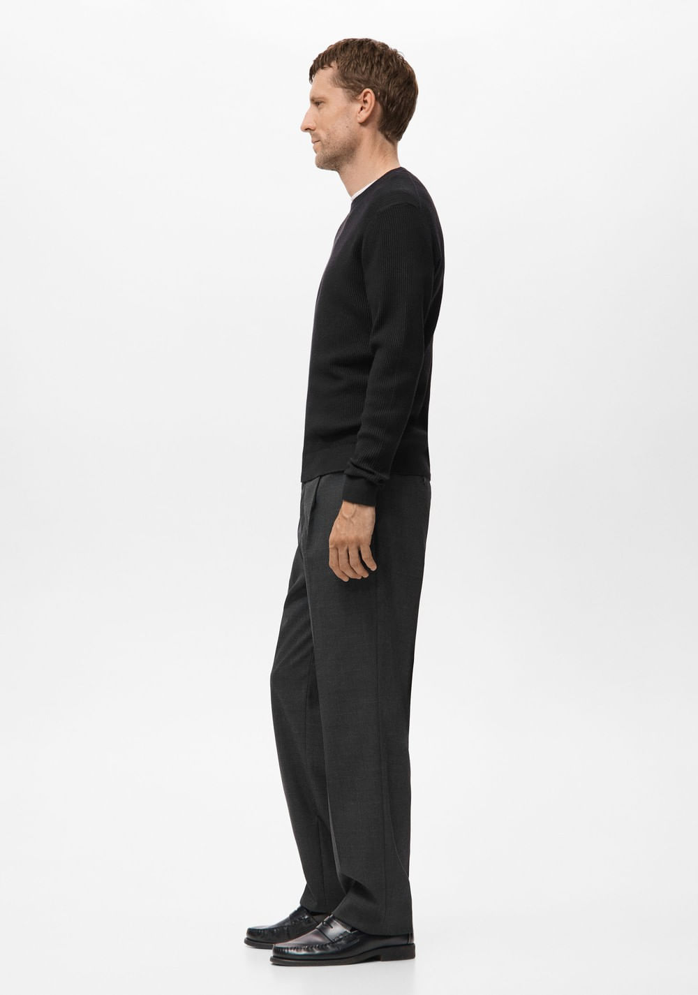 Pantalón Relaxed Fit Pinzas Mango 6