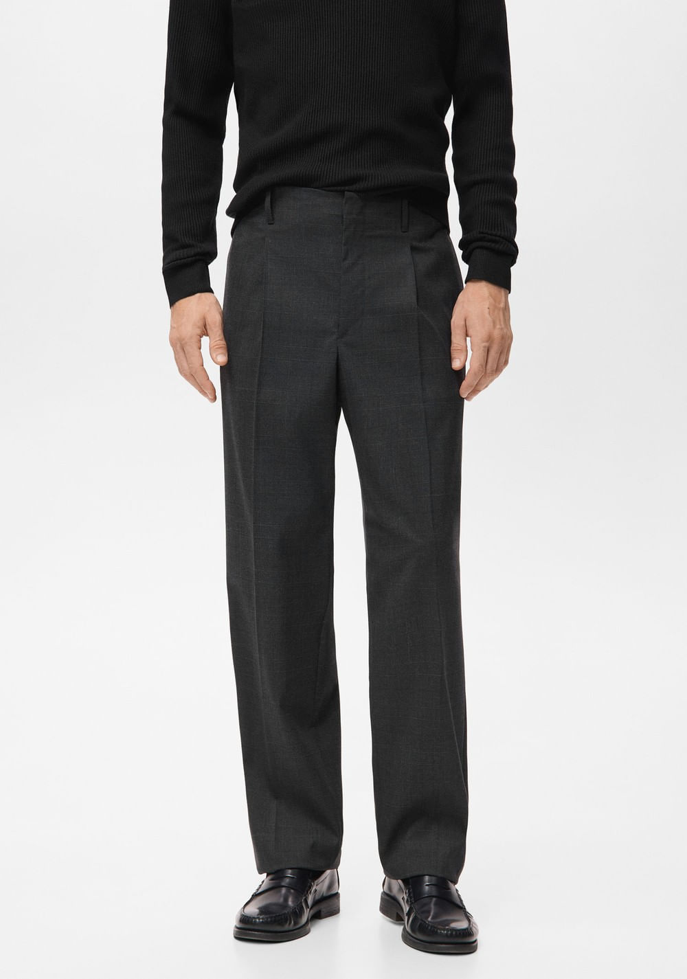 Pantalón Relaxed Fit Pinzas Mango Imagen Principal