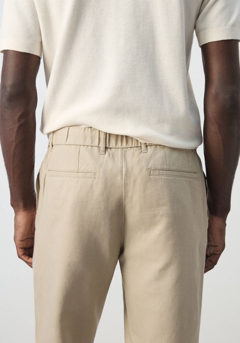 Pantalón Slim Fit Cropped Mango 7