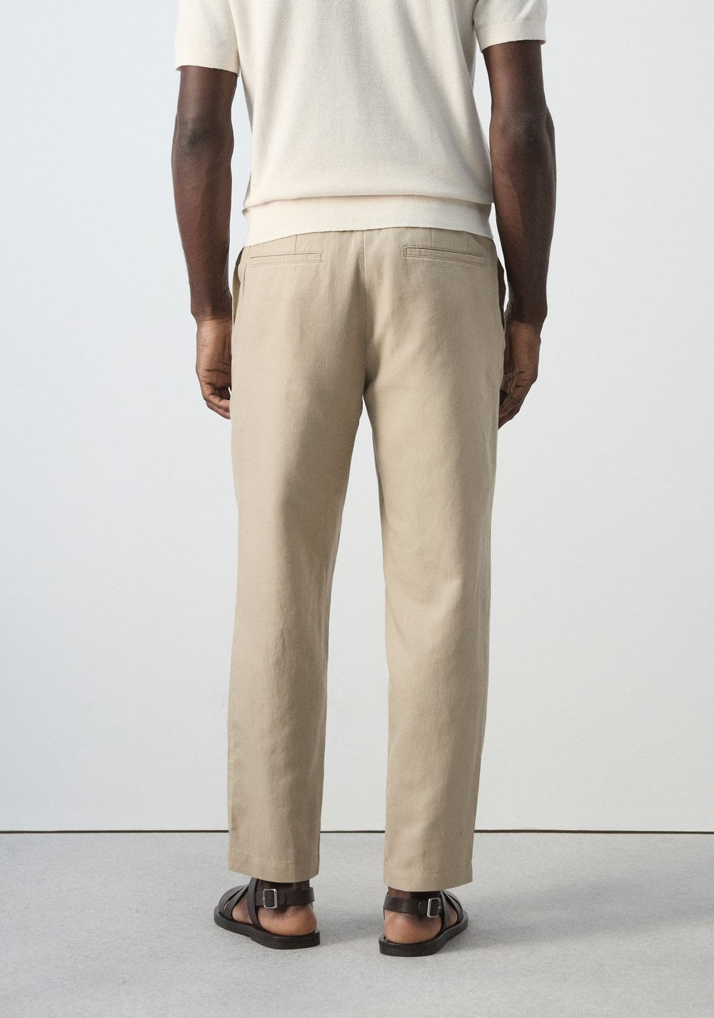 Pantalón Slim Fit Cropped Mango 3