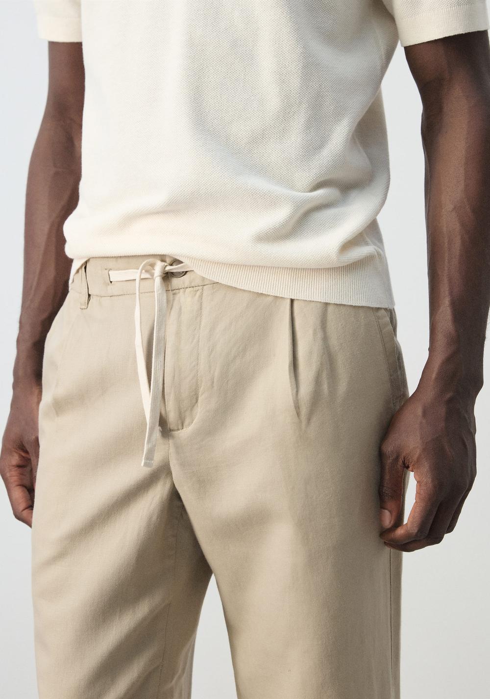 Pantalón Slim Fit Cropped Mango 5
