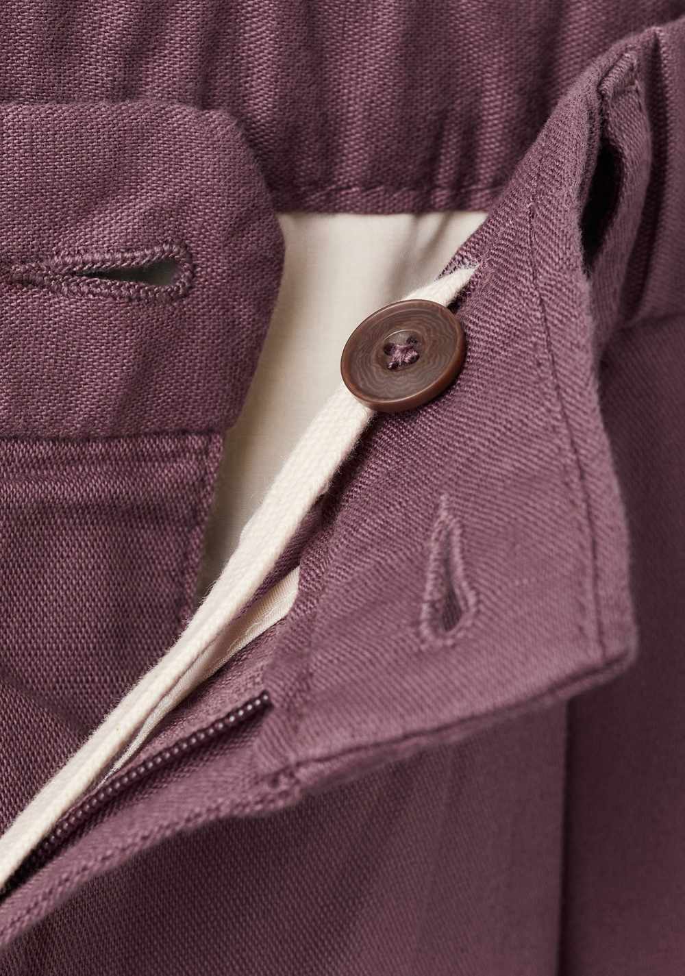 Pantalón Slim Fit Cropped Mango 8