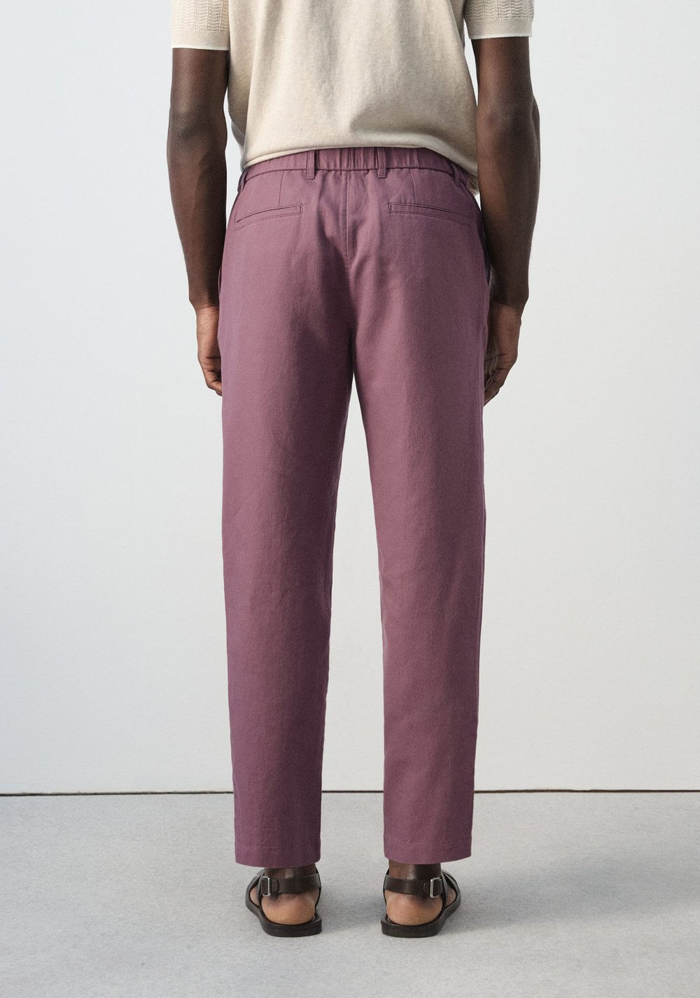 Pantalón Slim Fit Cropped Mango 3