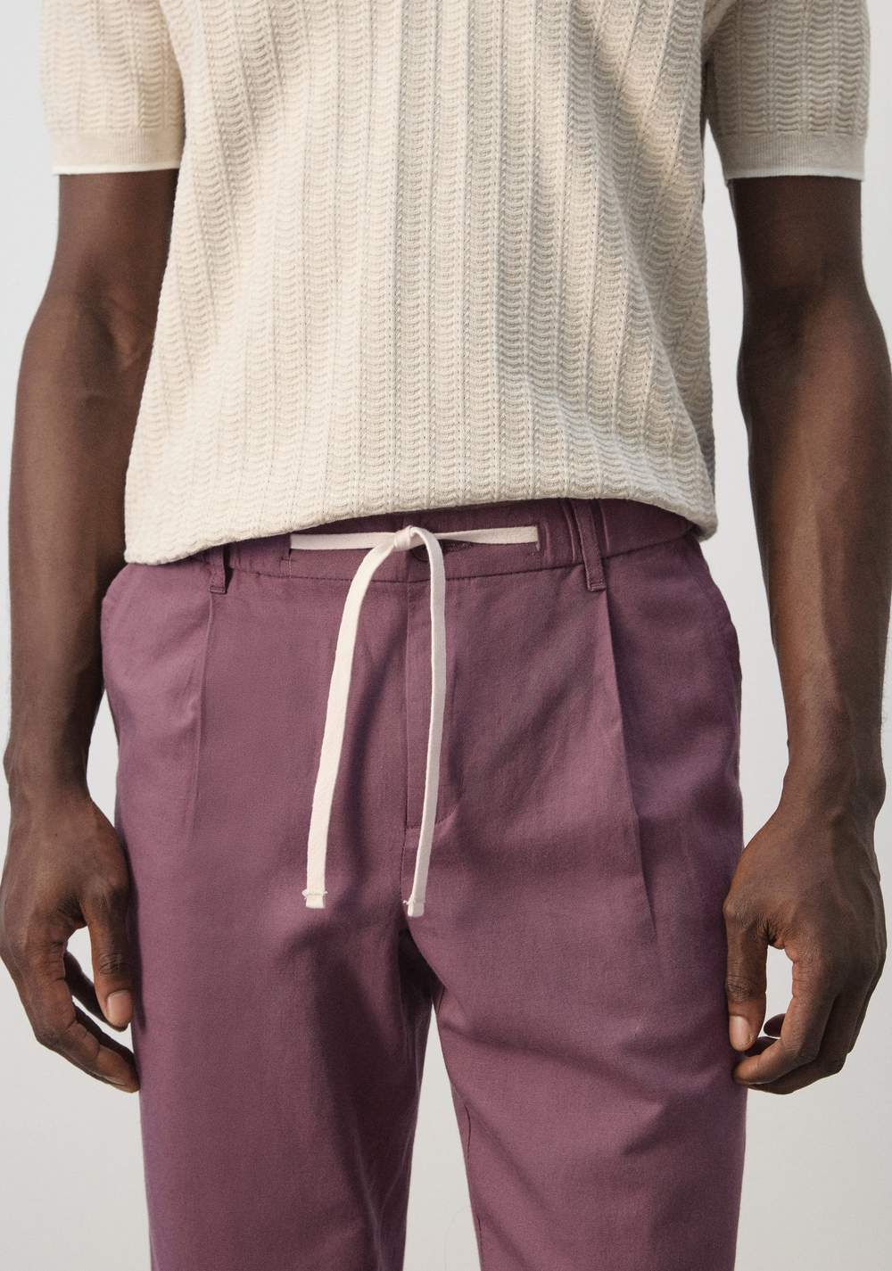 Pantalón Slim Fit Cropped Mango 5