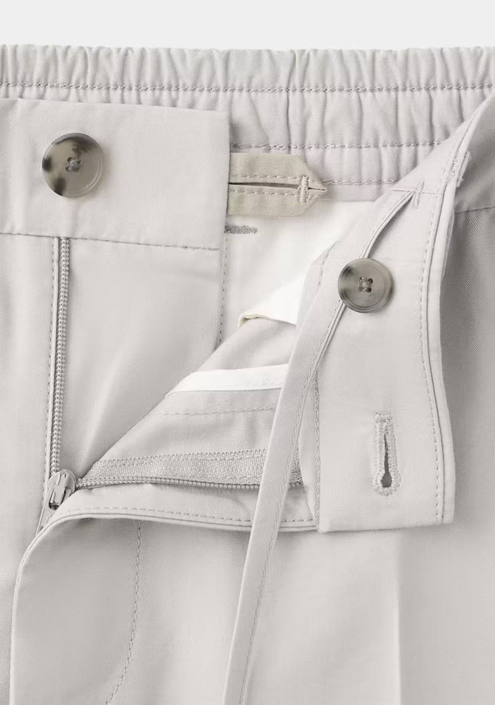 Pantalón Slim Fit Cropped Mezcla Algodón Mango 6