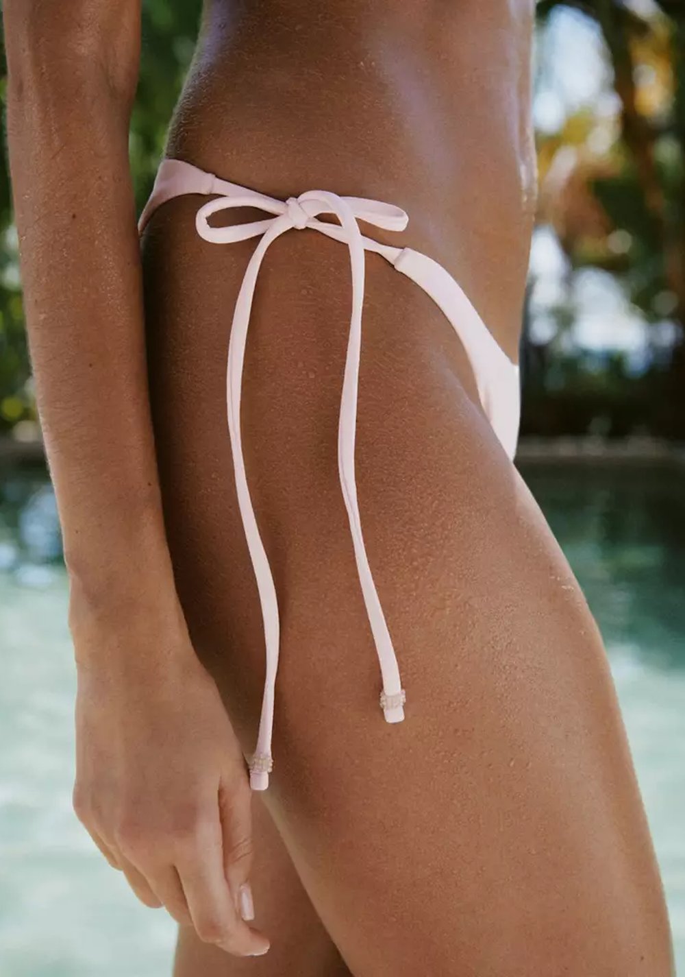 Panty de Baño Brasileña Lazos Mango 5