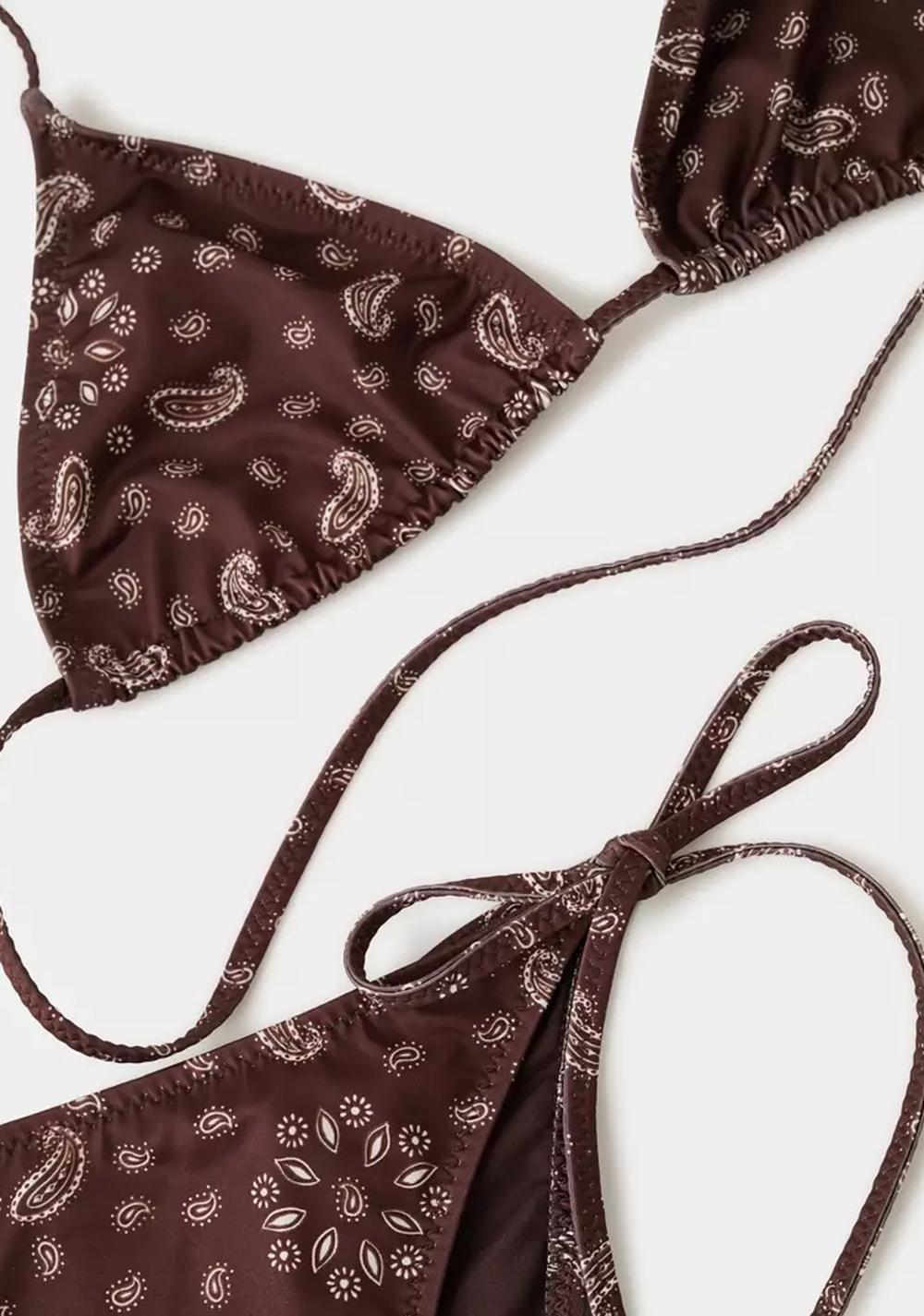 Panty de Baño Clásica Estampado Paisley Mango 5