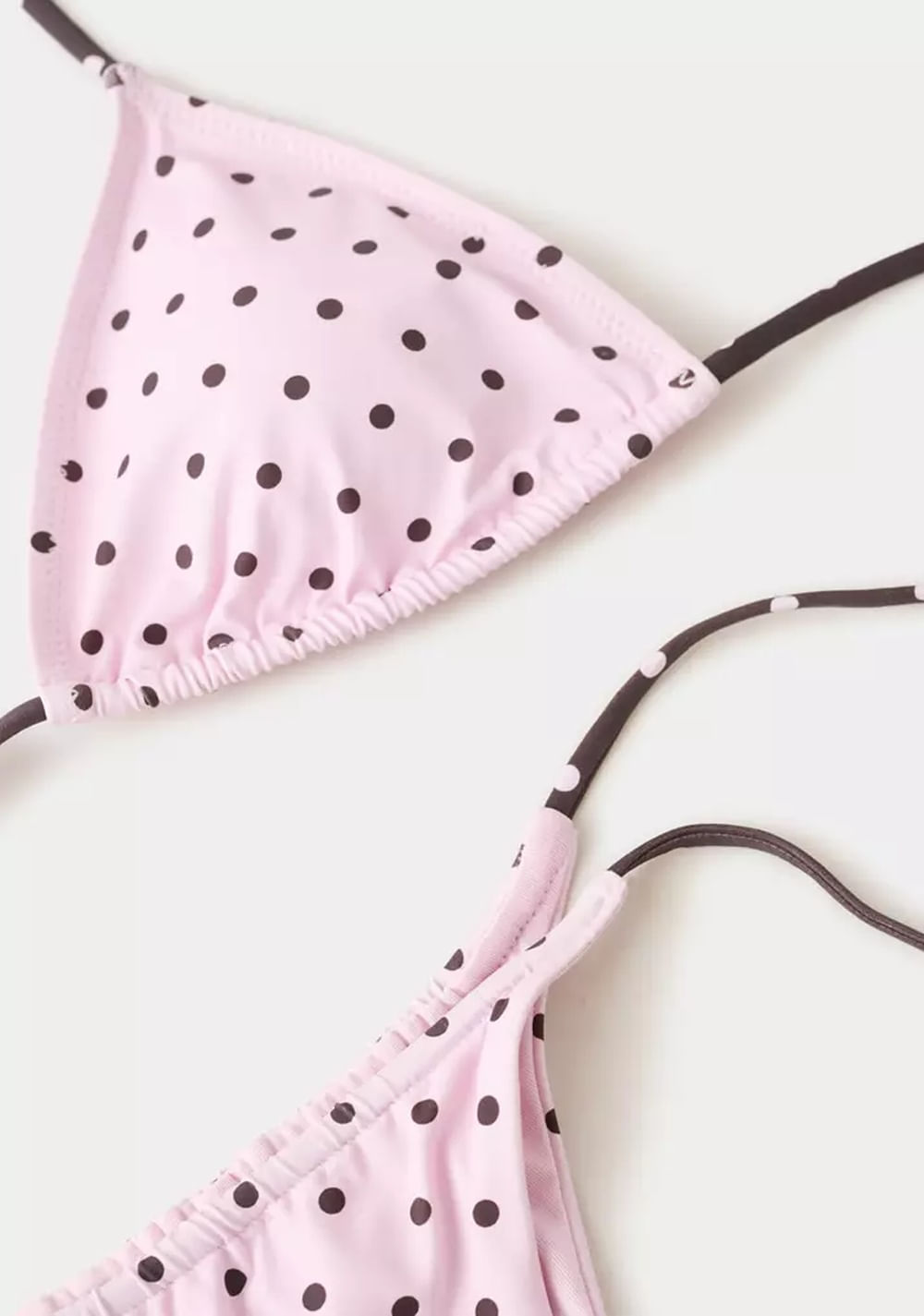 Panty de Baño Tanga Cortinilla Lunares Mango 6