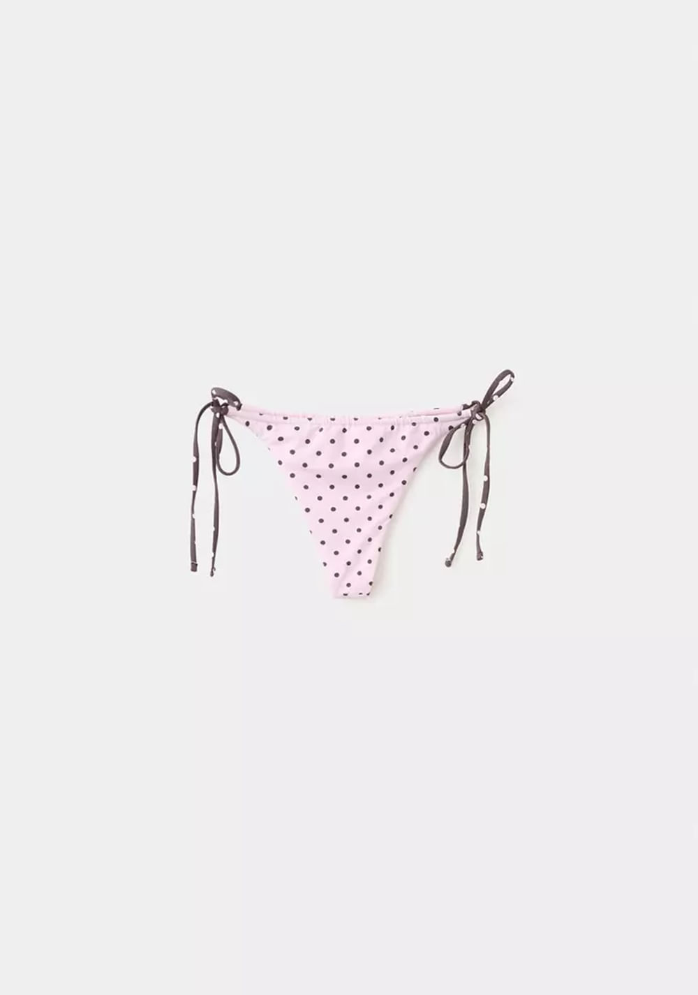 Panty de Baño Tanga Cortinilla Lunares Mango 7