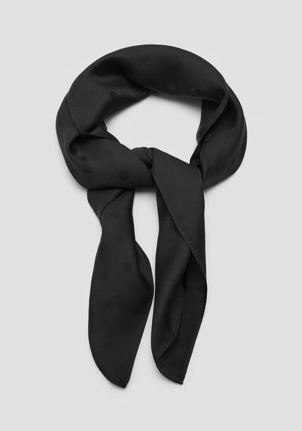 Pañuelo Jacquard Topos Mango 3