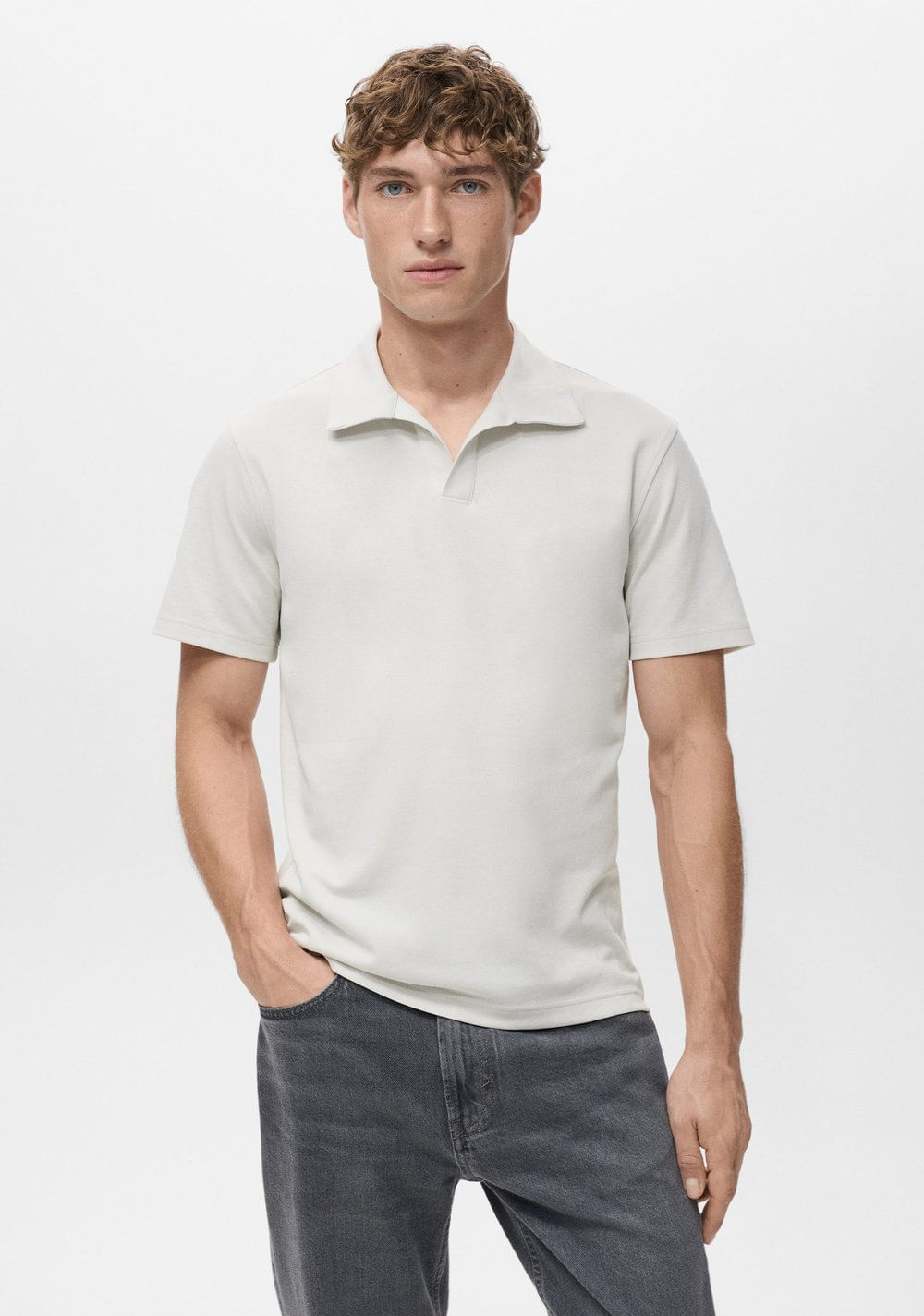 Polo Algodón Piqué Mango Imagen Principal