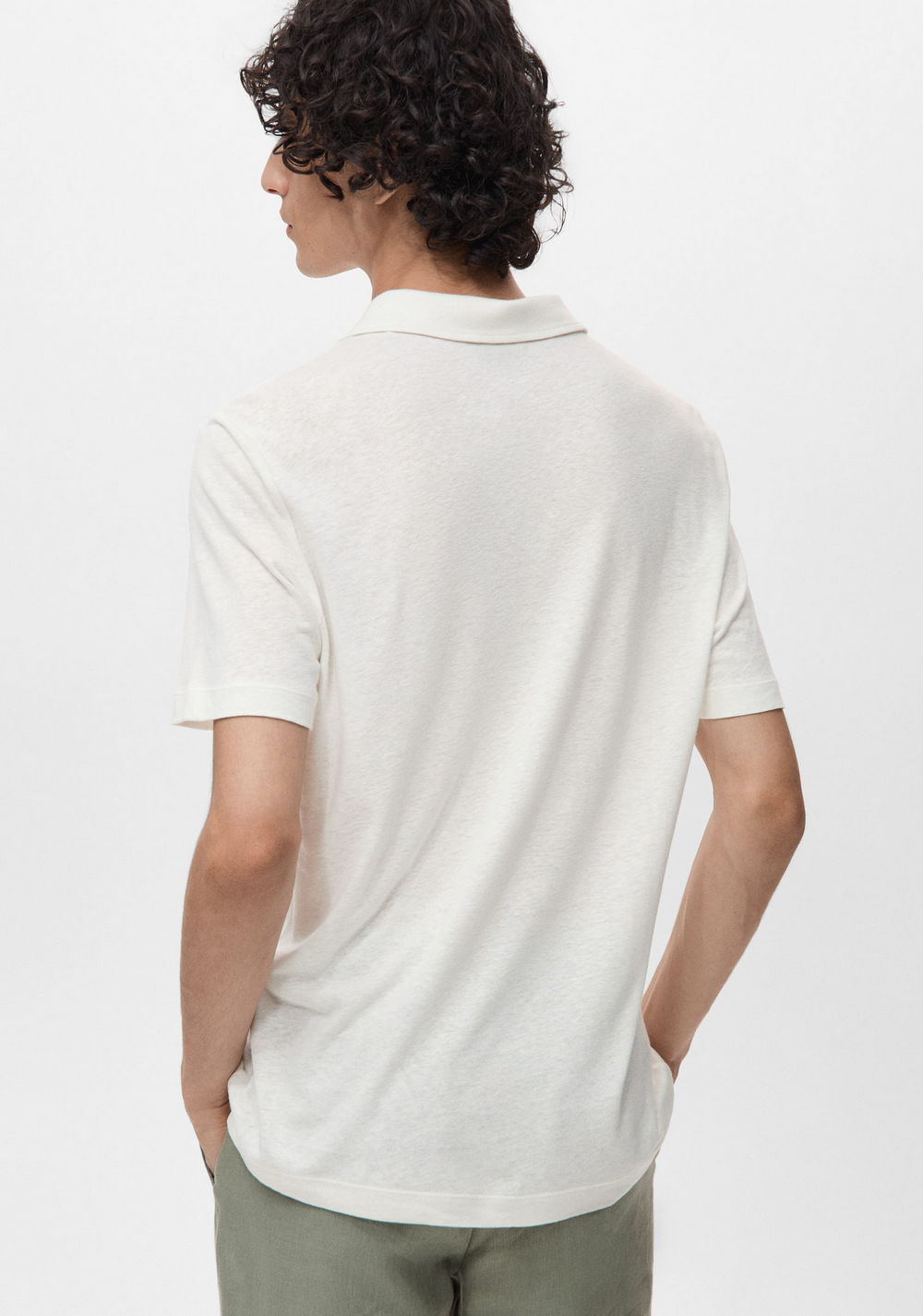Polo de Lino Slim Fit Mango 3