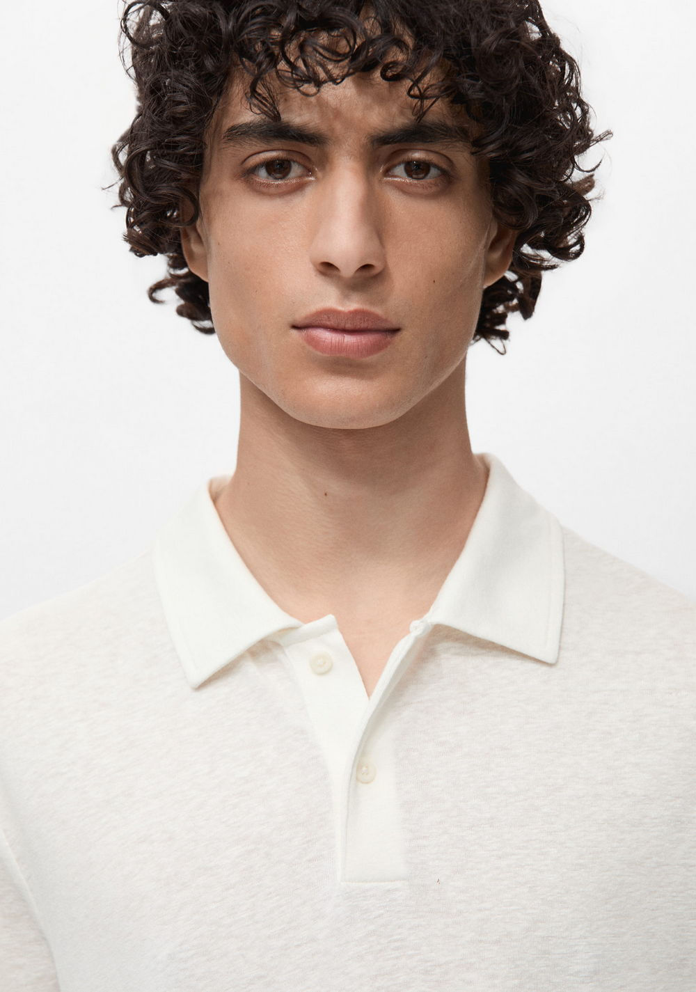 Polo de Lino Slim Fit Mango 5