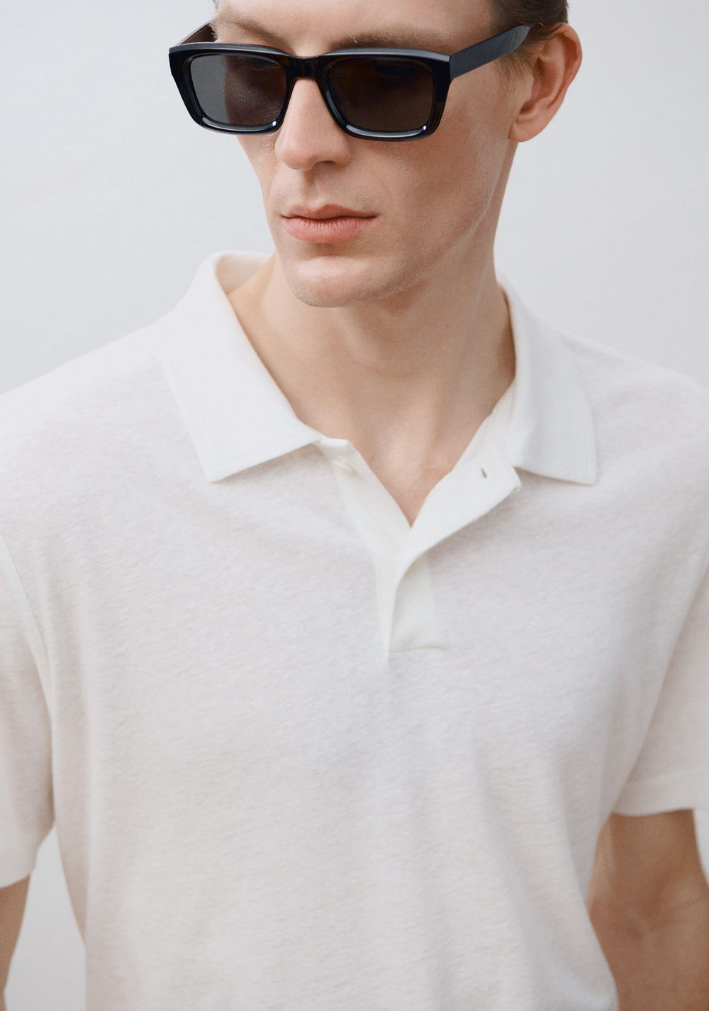 Polo de Lino Slim Fit Mango 7