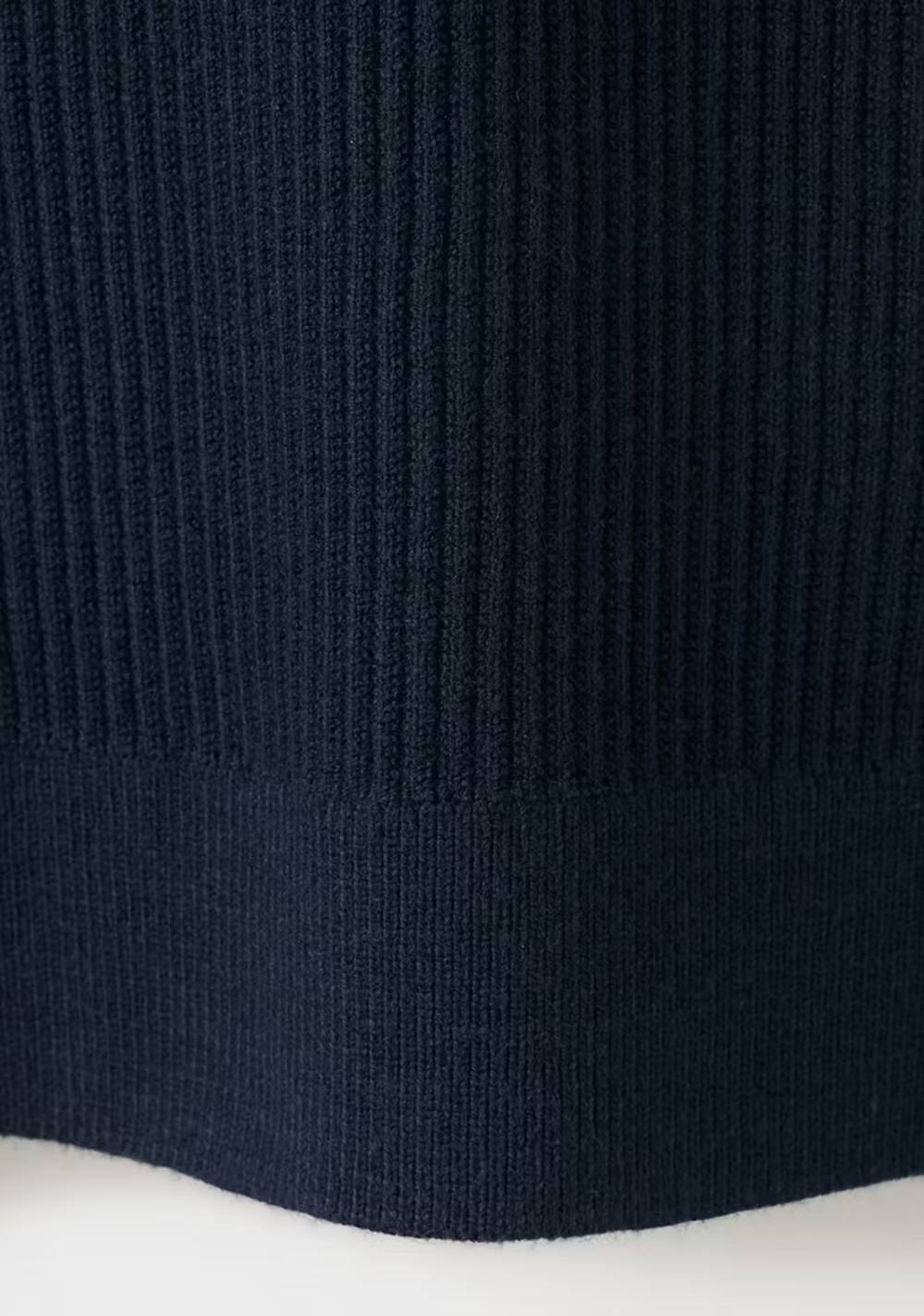 Polo Mezcla Algodón Punto Canalé Mango 7
