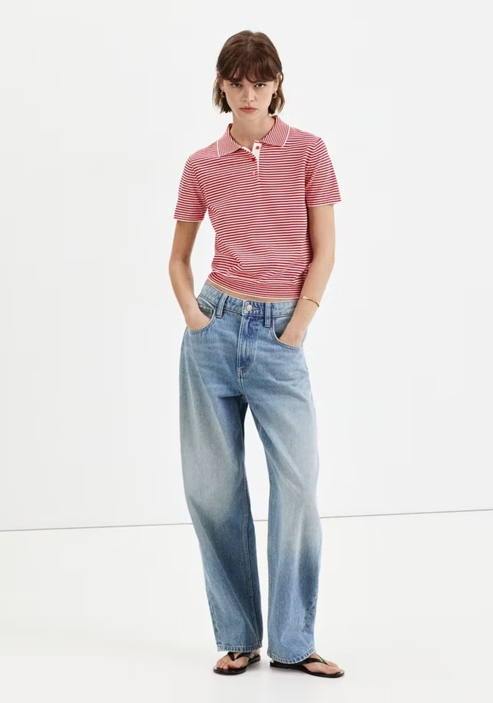 Polo Rayas Mango 2